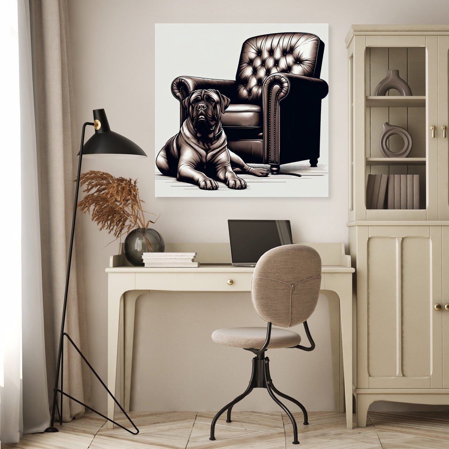 Timeless Companion Bullmastiff Canvas