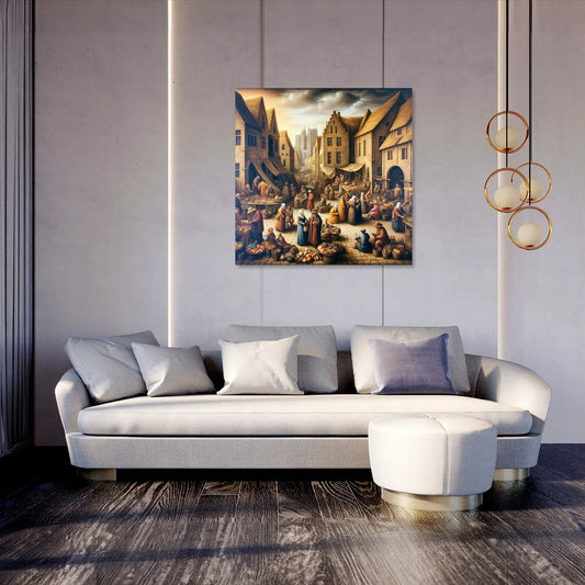 Market Day Canvas