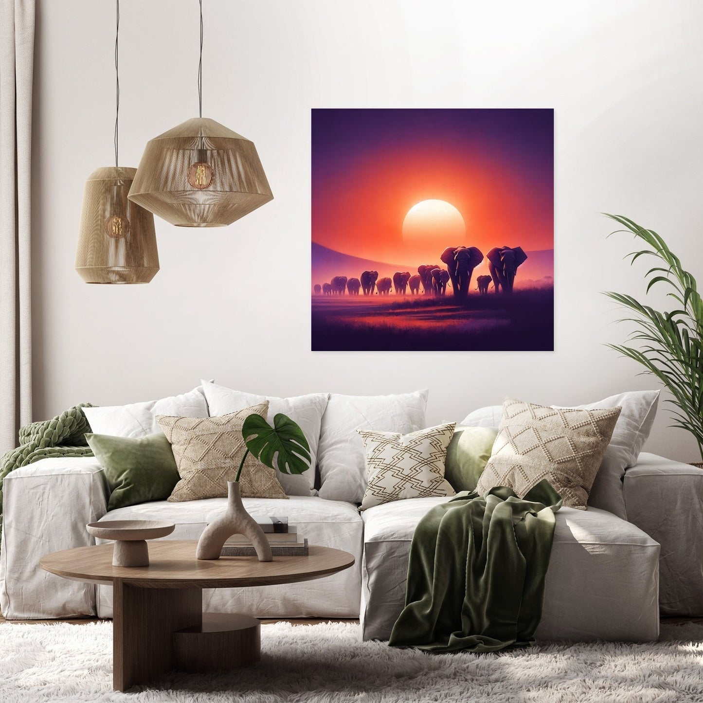 Savannah Sunset Canvas