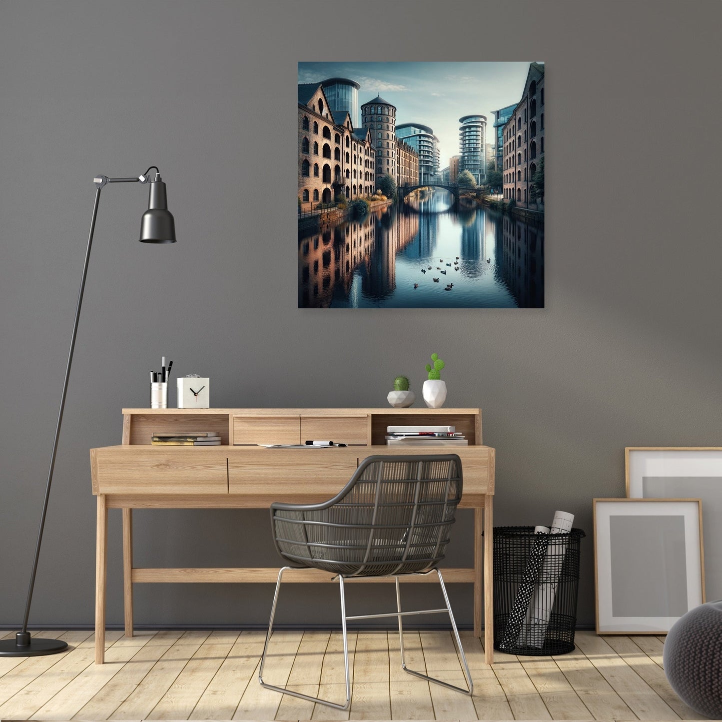 Manchester Castlefield Calm Canvas
