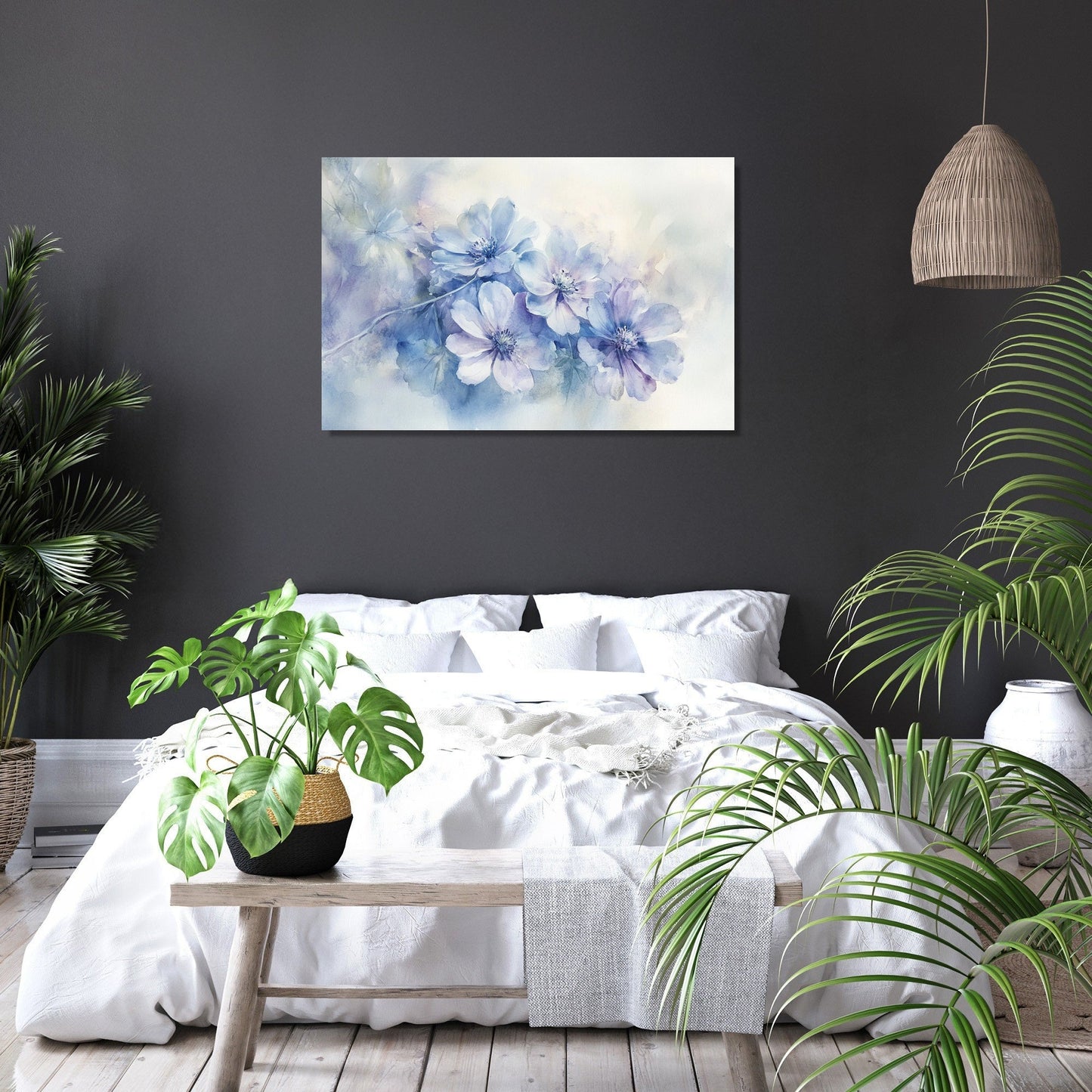 Melancholy Cineraria Canvas