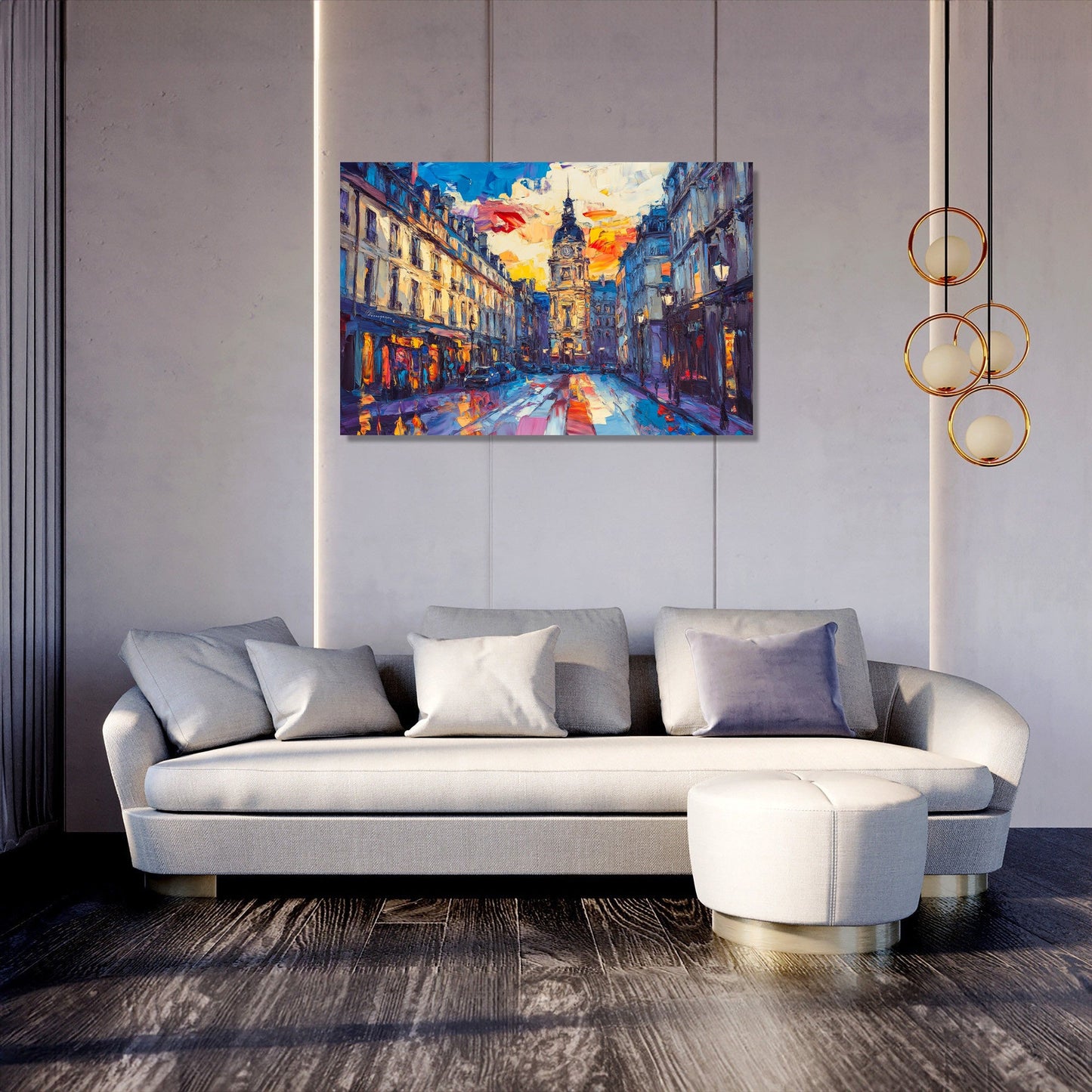 Rue de la Bourse Canvas