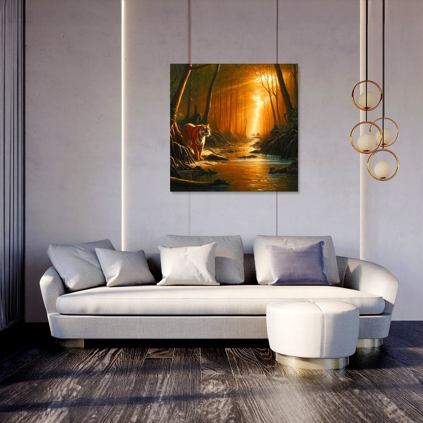Sundarbans Tiger Majesty Canvas