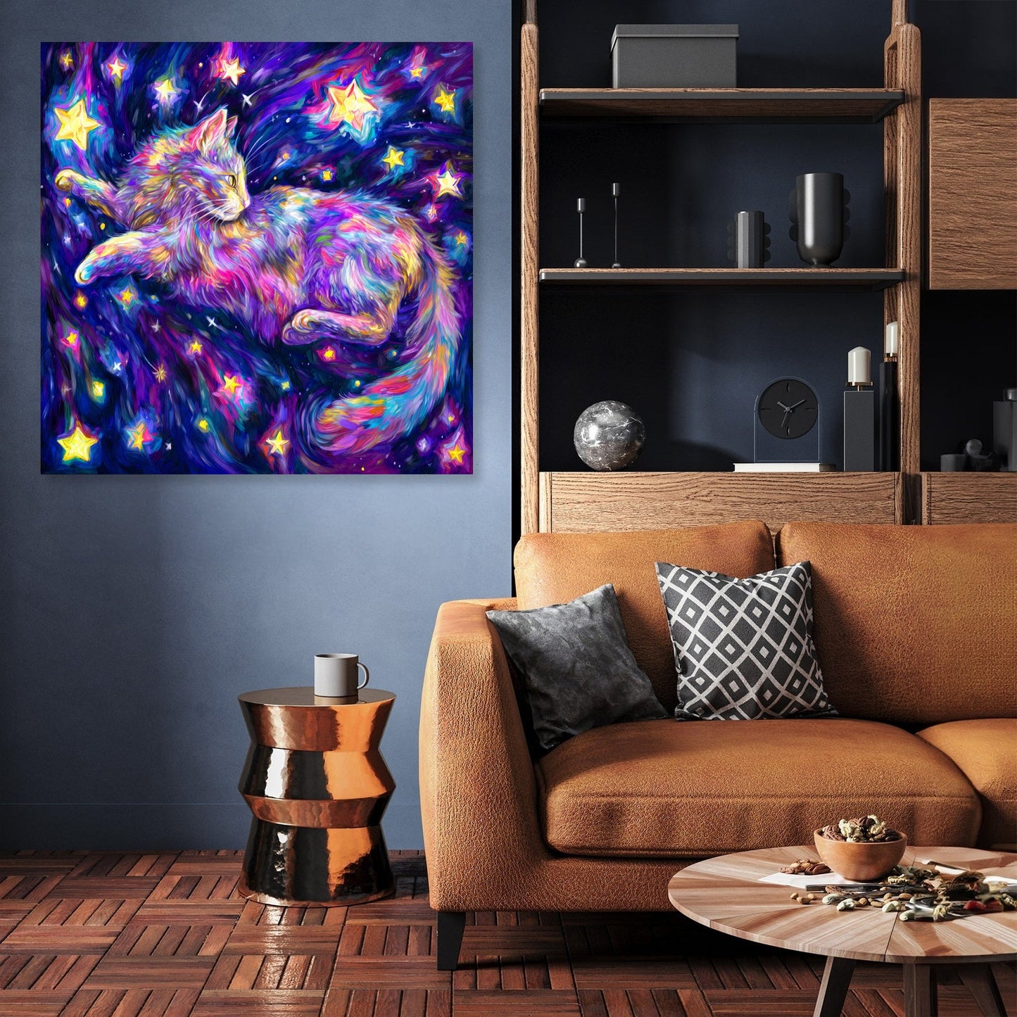 Cosmic Cat Canvas