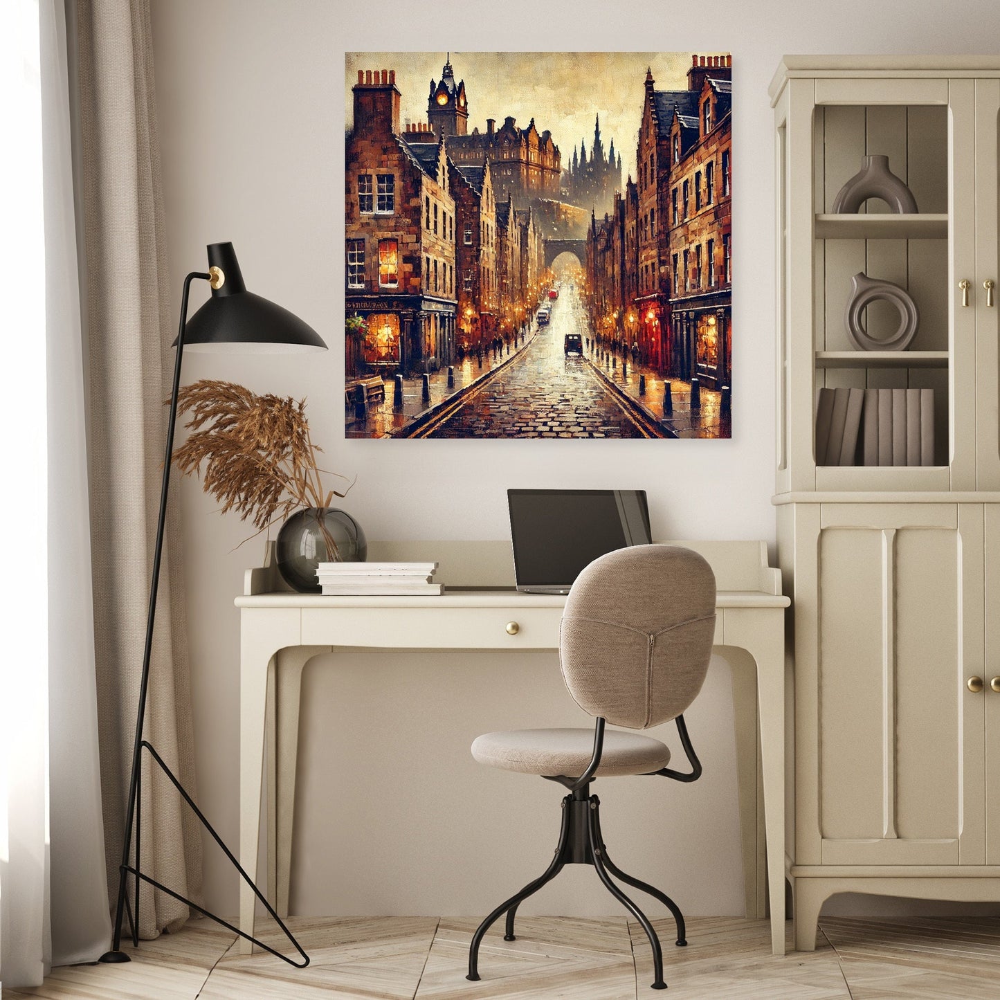 Edinburgh Evening Canvas