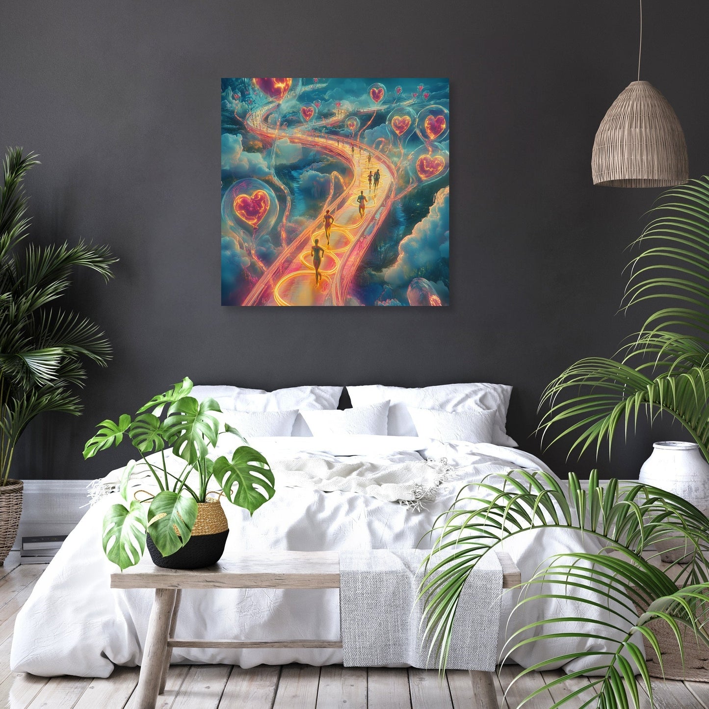 Cardio Labyrinth Canvas
