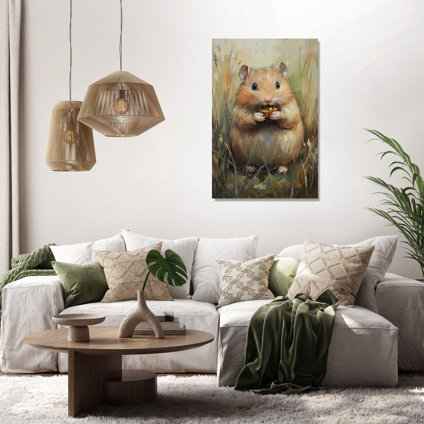Hamster's Harvest Canvas