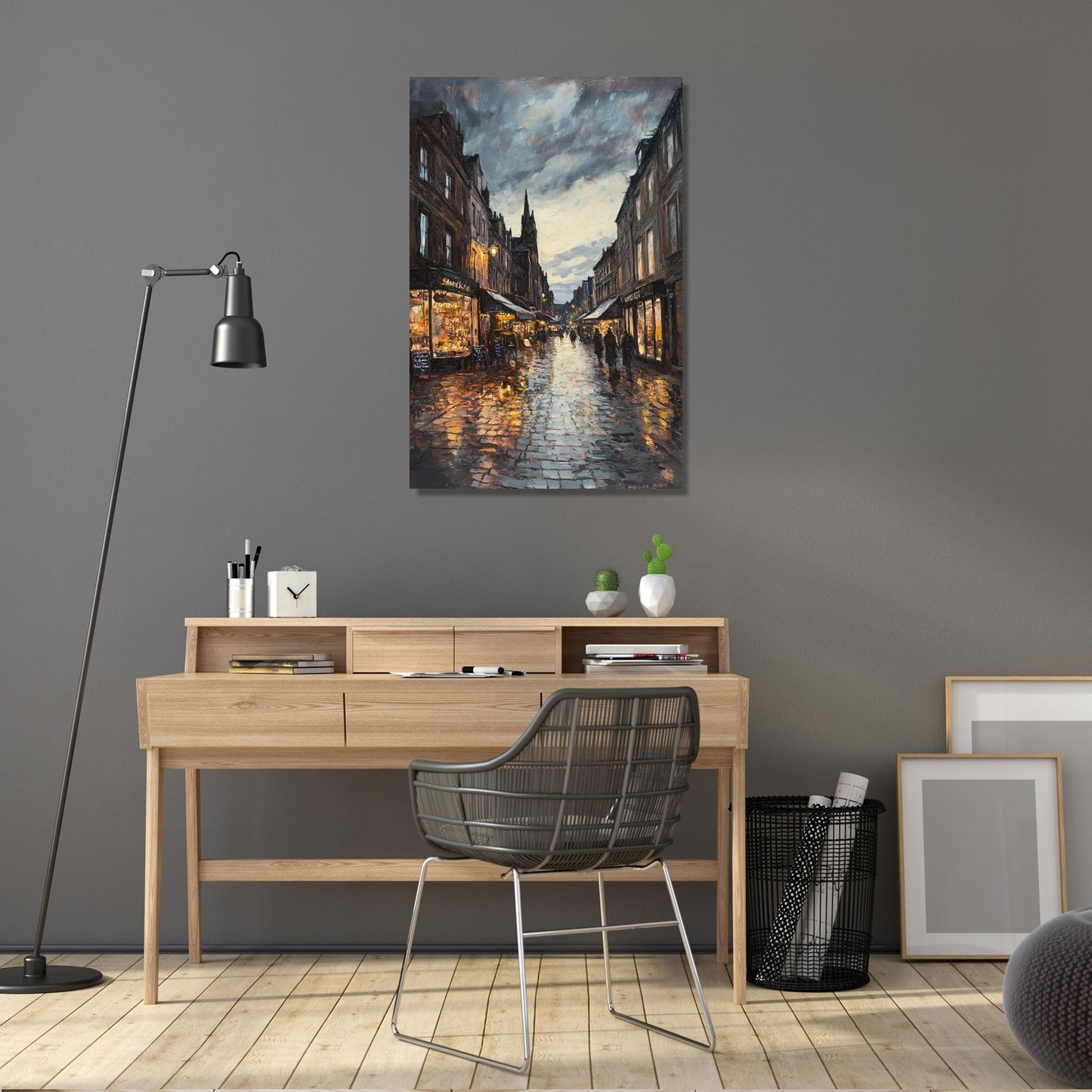 Twilight Melancholy Market Canvas