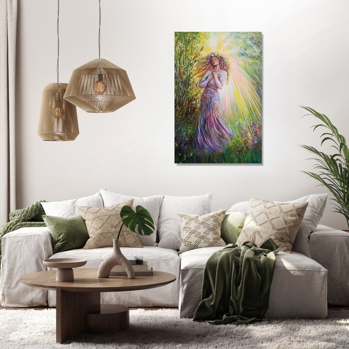 Mother Earth's Awakening Canvas
