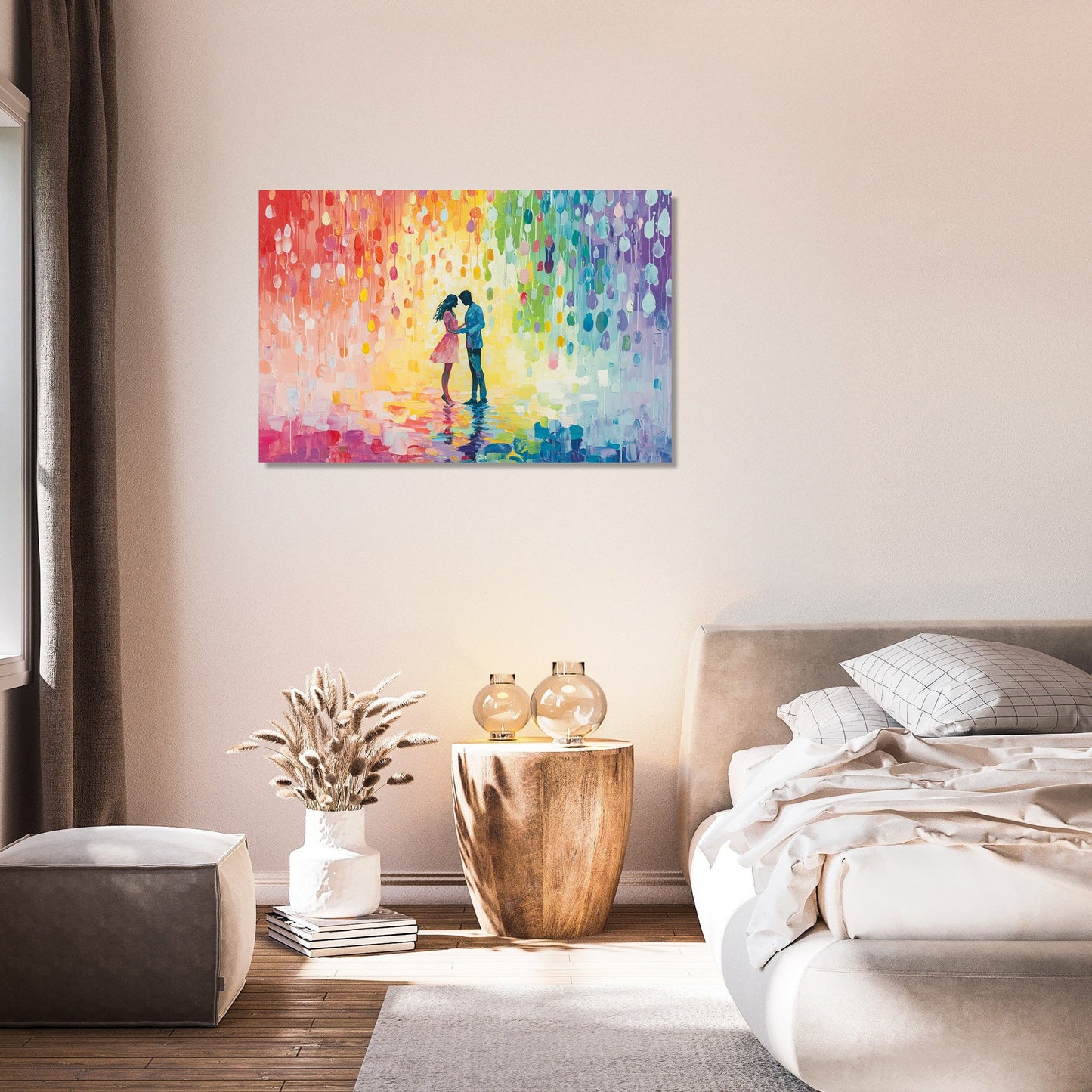 Colourful Rain Dance Canvas