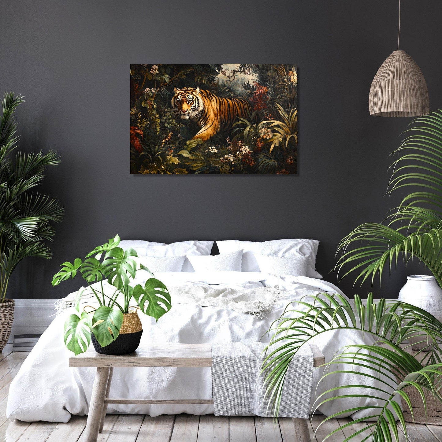 Tiger's Lethal Gaze Canvas