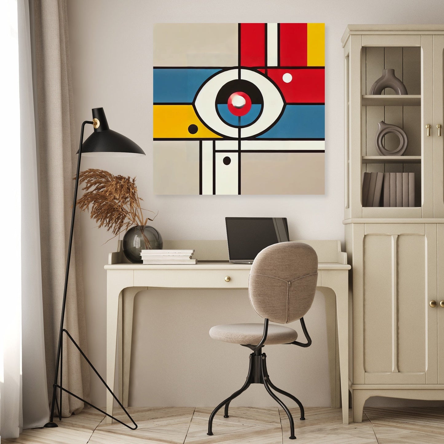 Bauhaus Eye Canvas