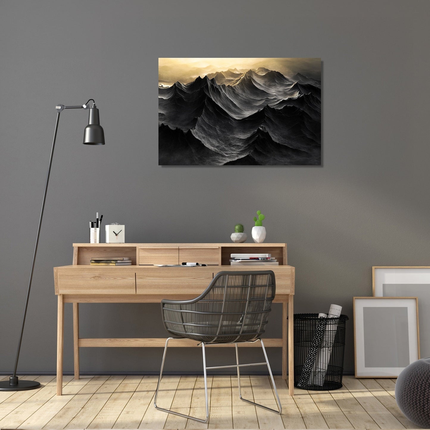Golden Dawn Peaks Canvas