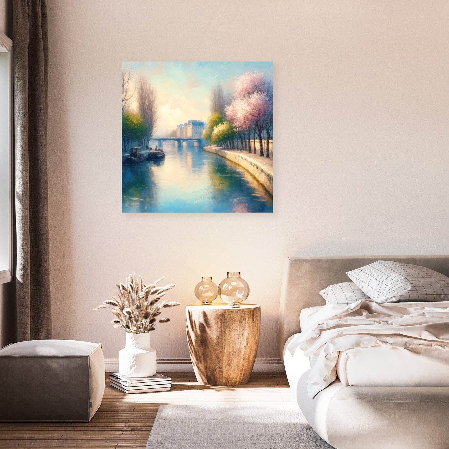 Eternal Elegance of Paris Seine Canvas