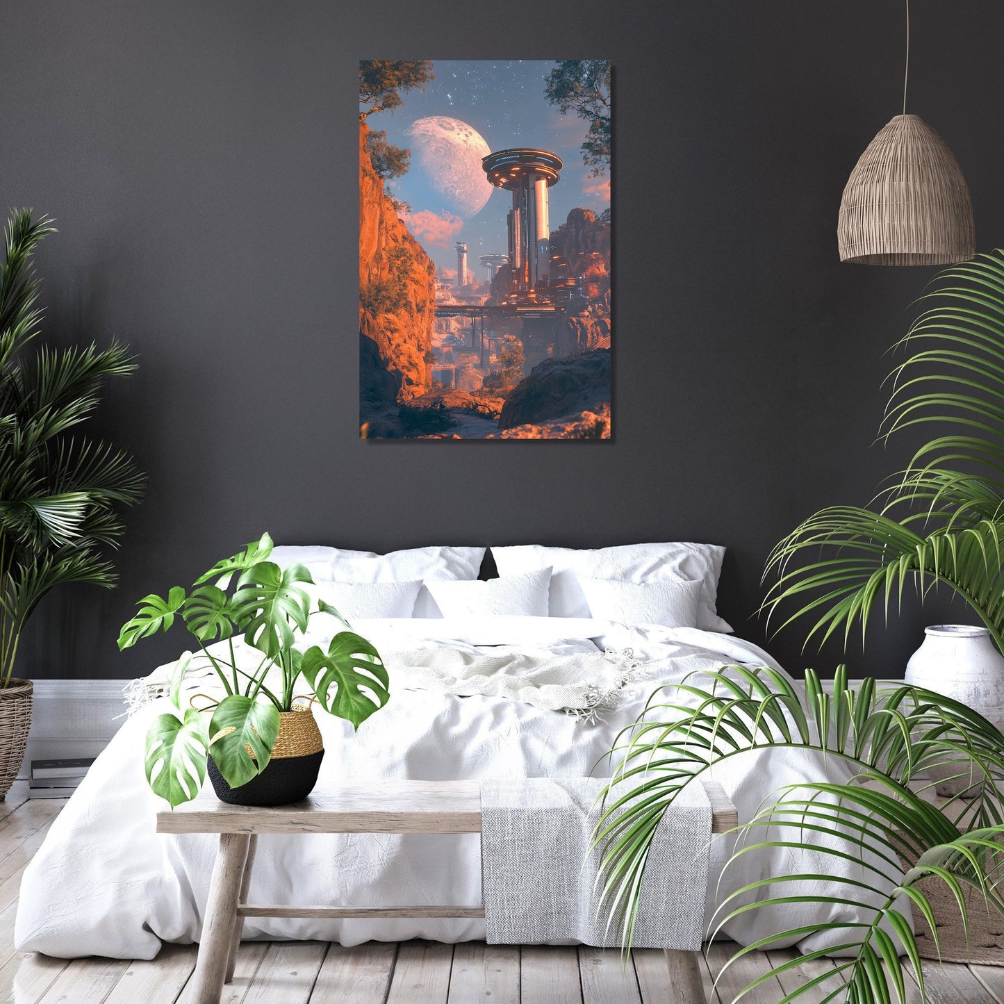 Futuristic Colony Canvas