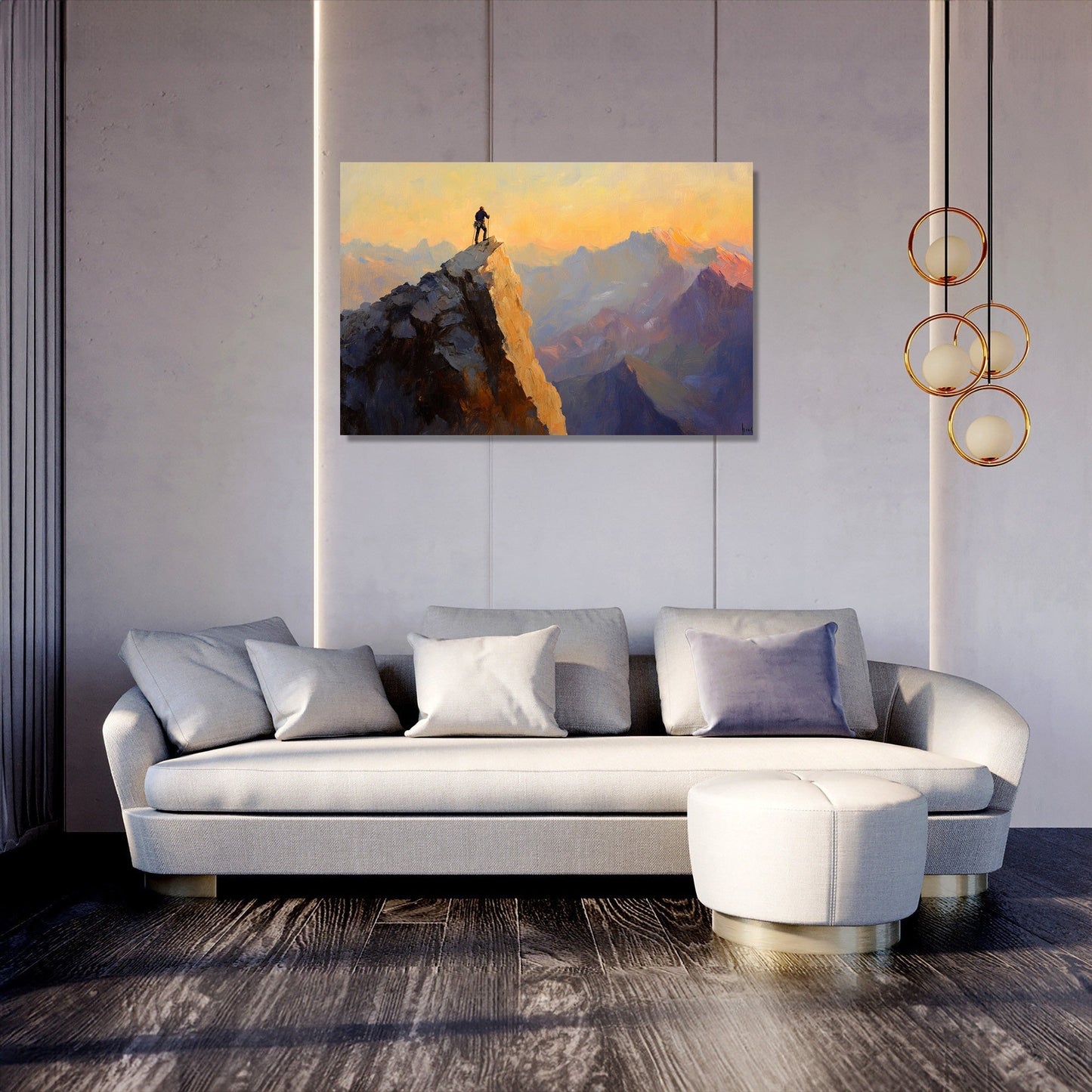 Courageous Ascent Canvas