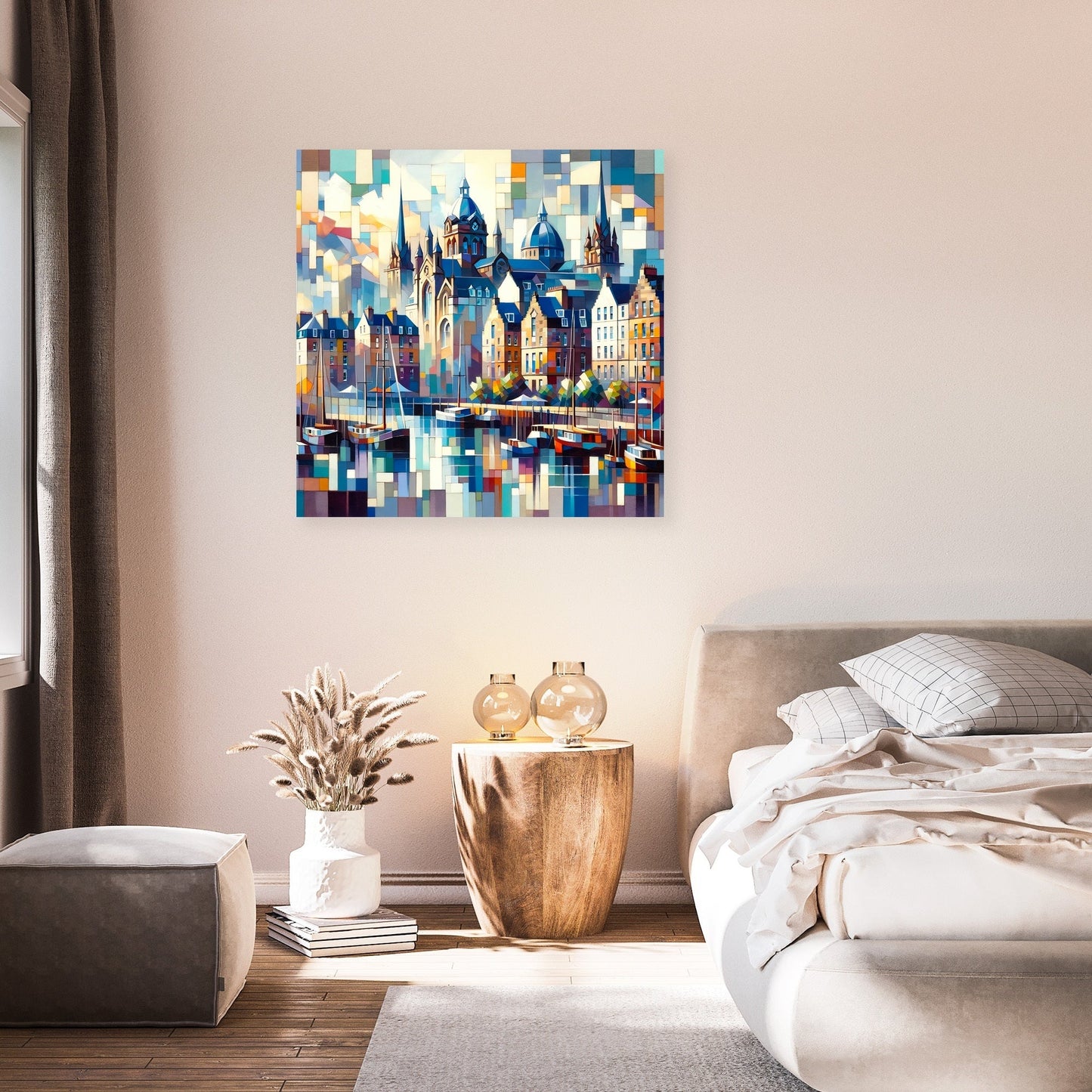 Edinburgh's Cubist Leith Marina Canvas