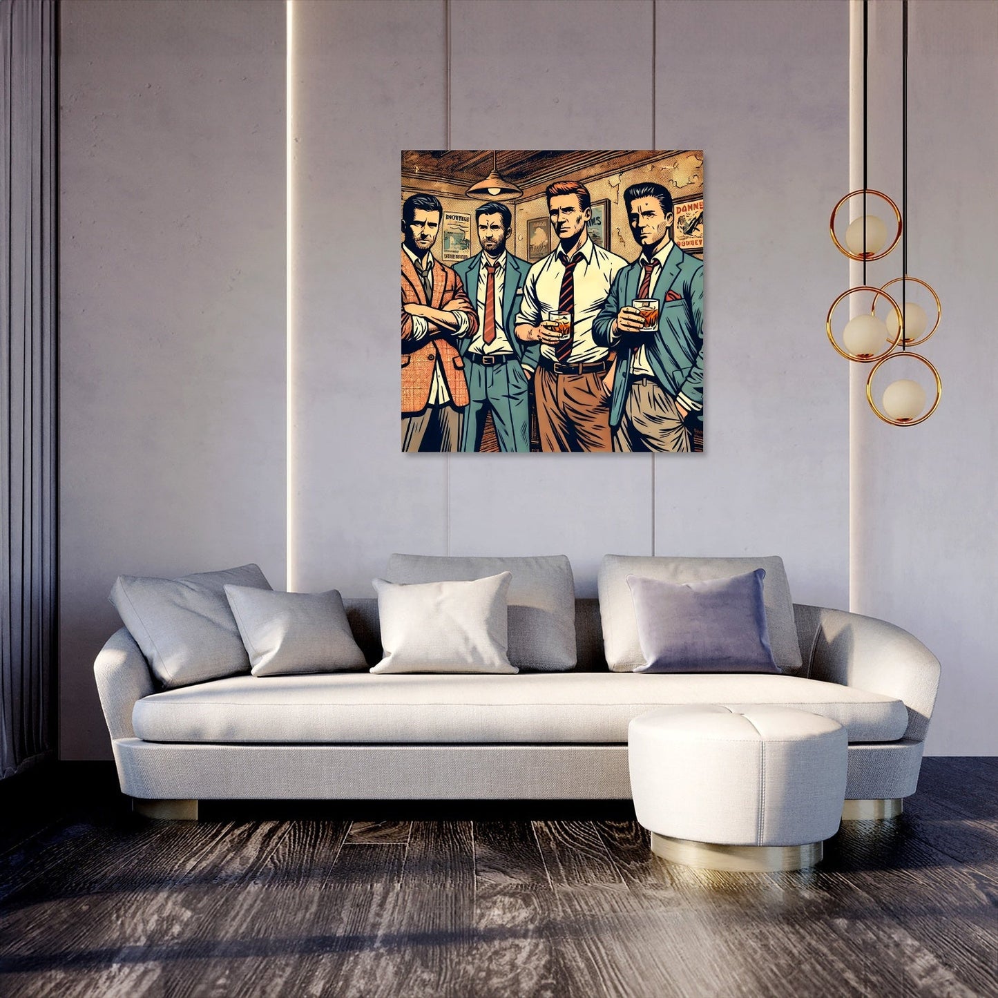 Suits and Whiskey Canvas