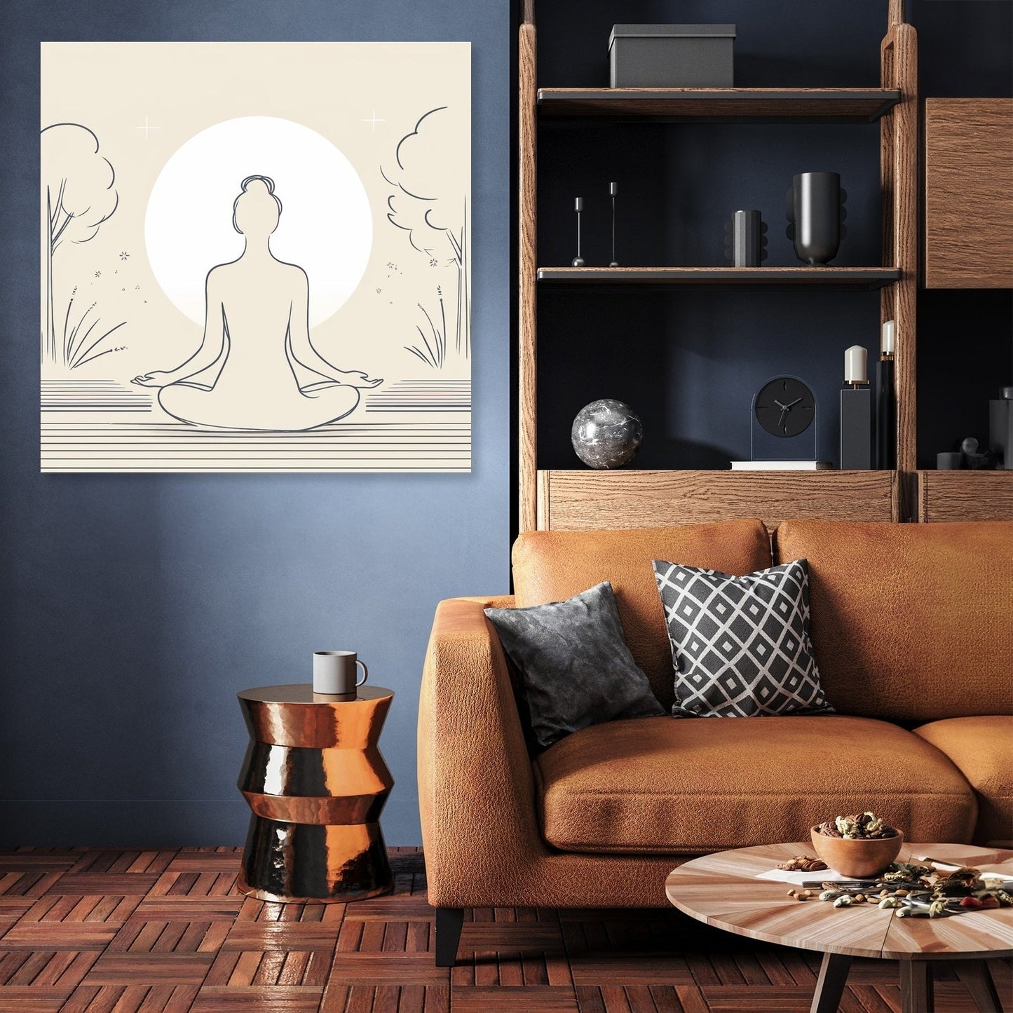 Serene Meditation Canvas