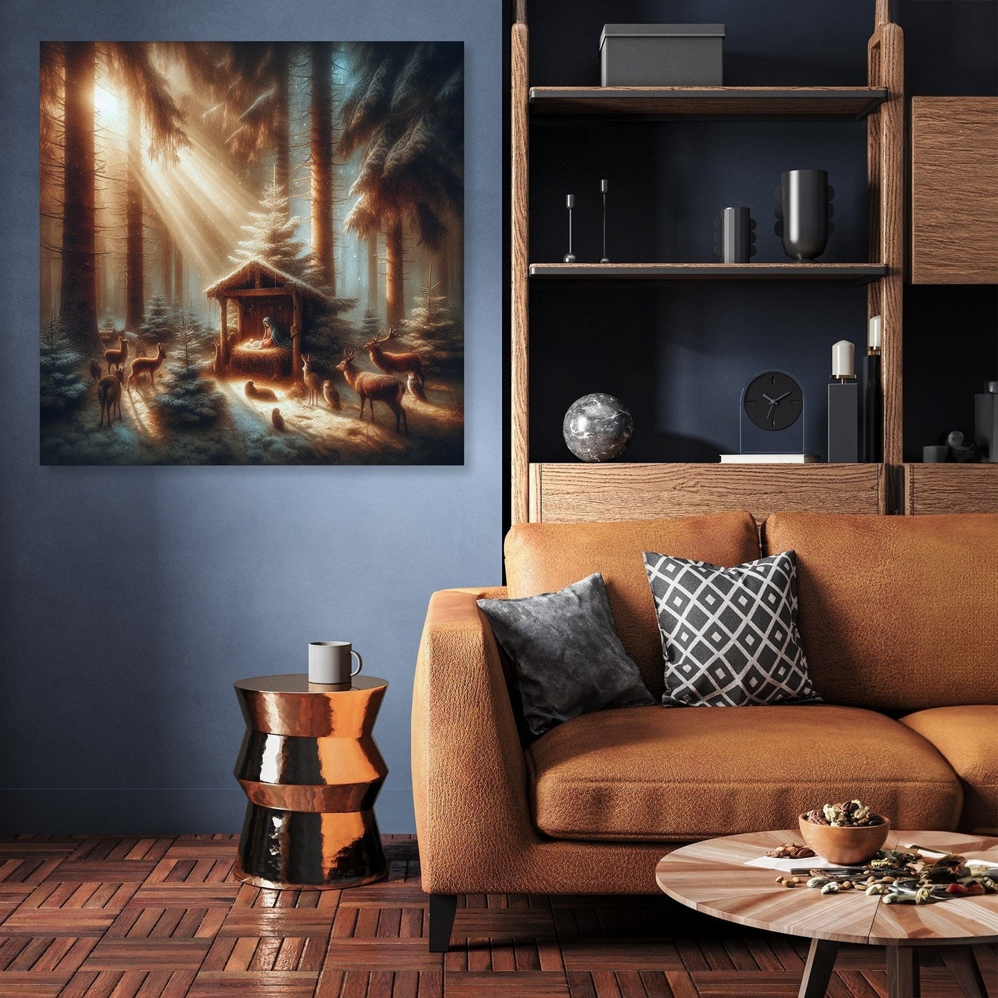 Melancholic Midday Nativity Canvas