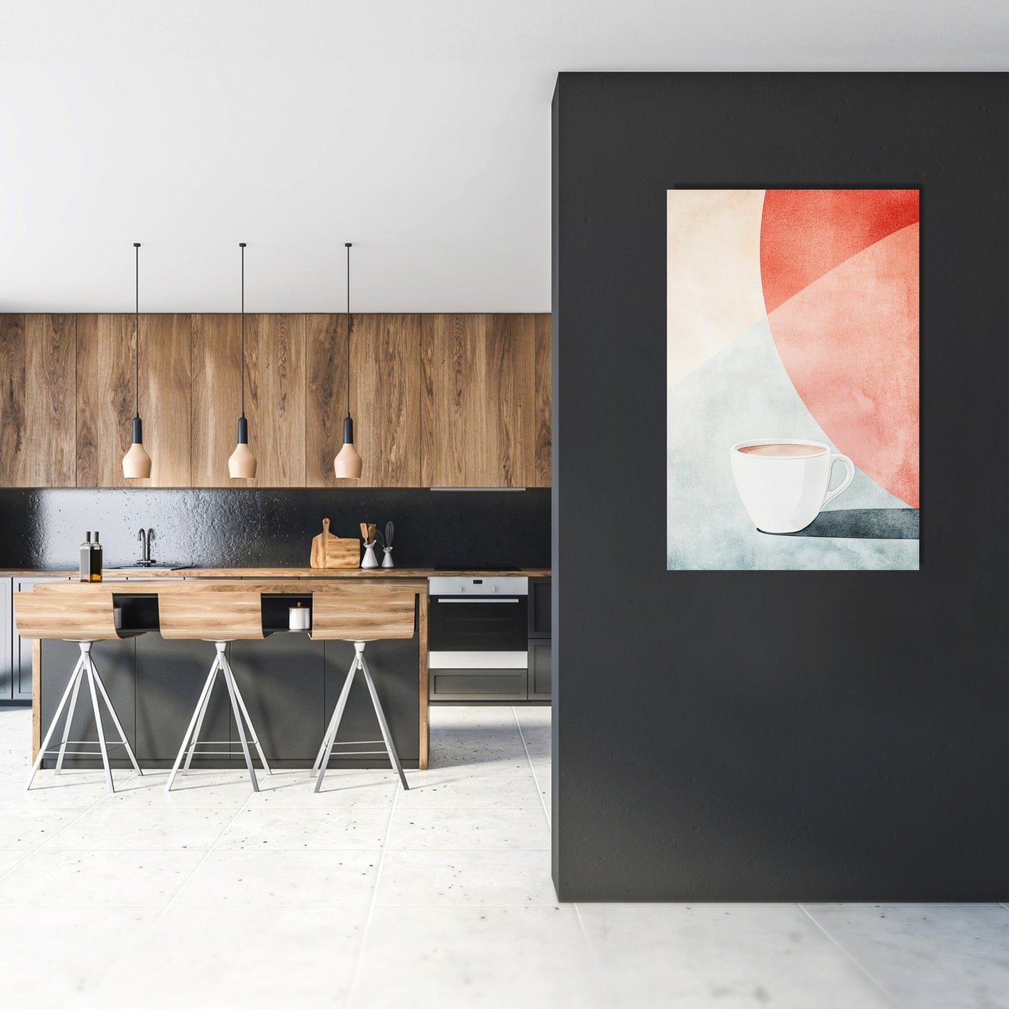 Geometric Nostalgia Canvas
