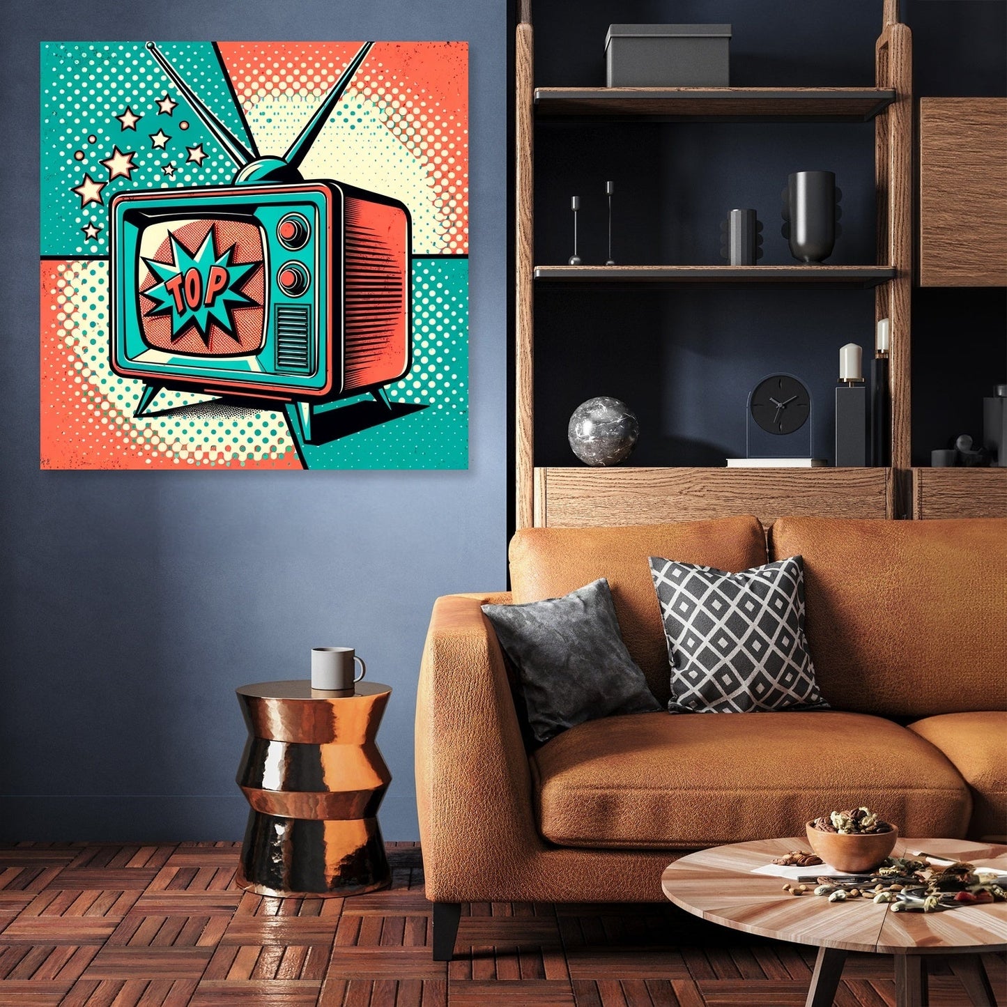 Retro TV Canvas