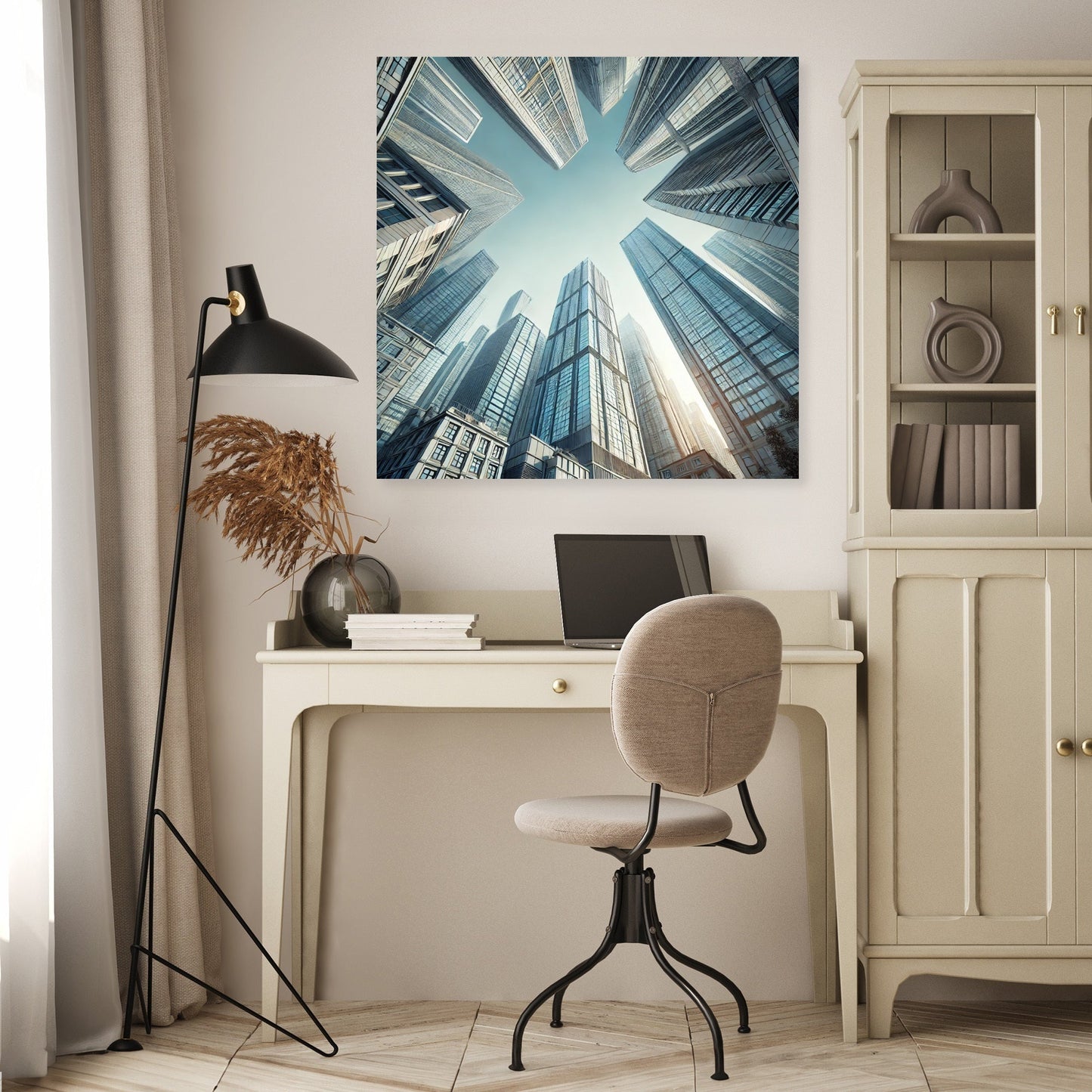 Towering Skyscraper Canvas