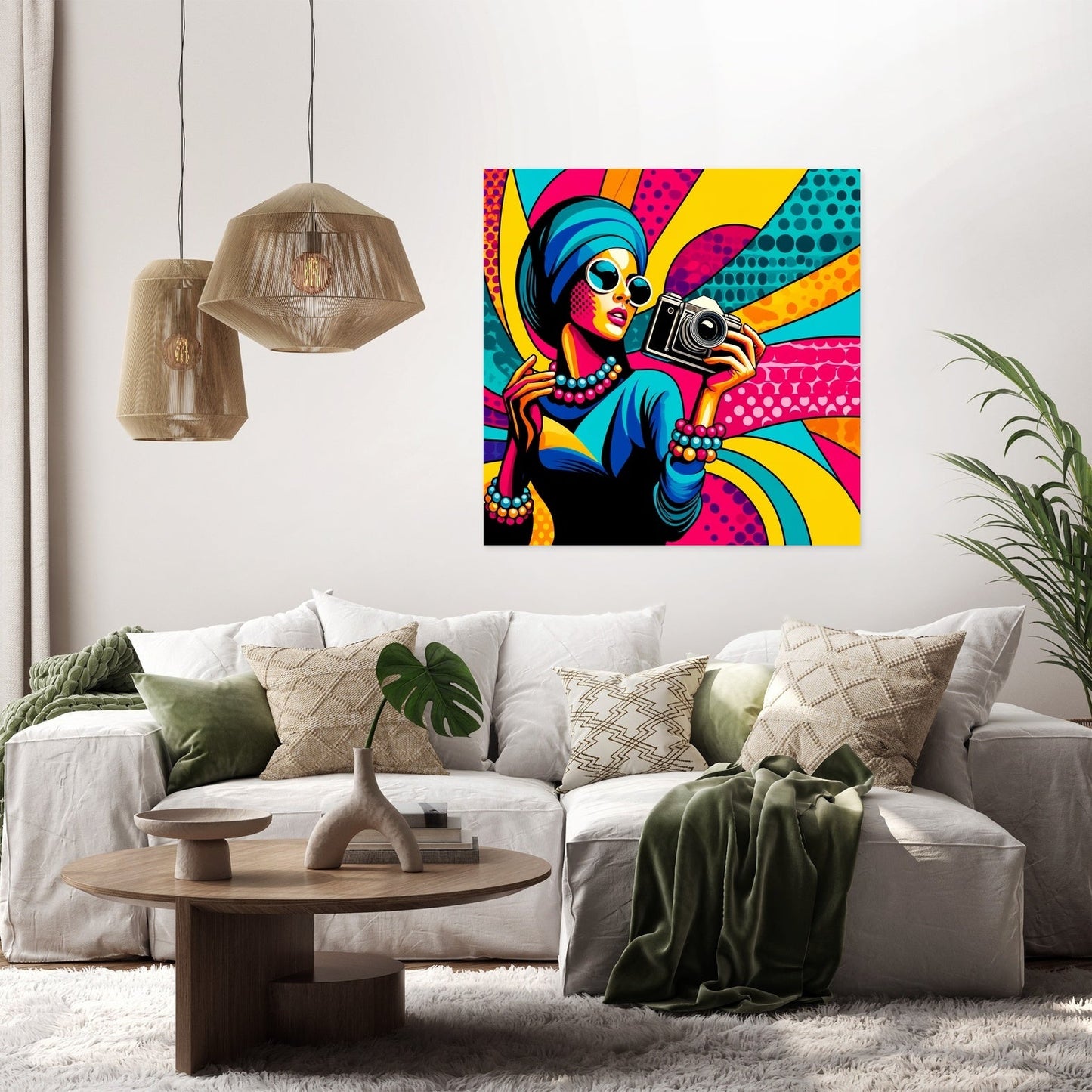 Radiant Retro Canvas