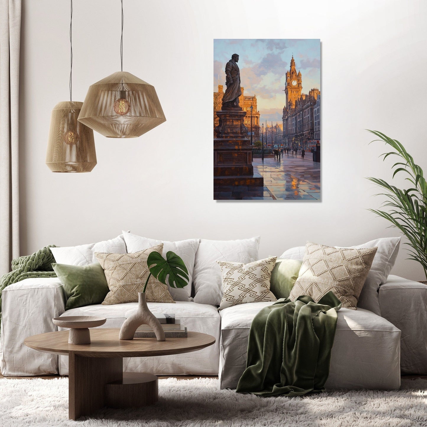 Golden Twilight Canvas