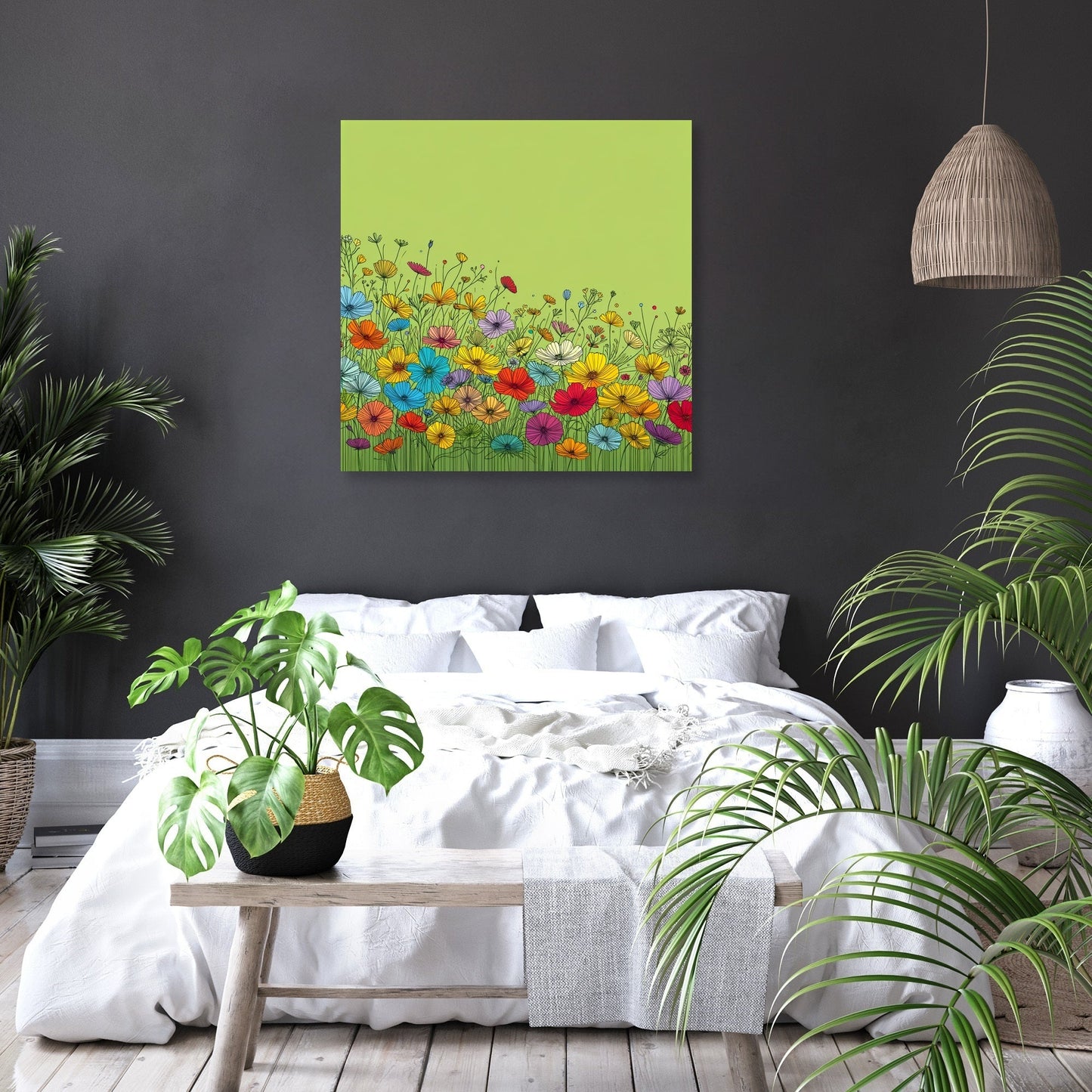 Spring Awakening in Colorful Canvas