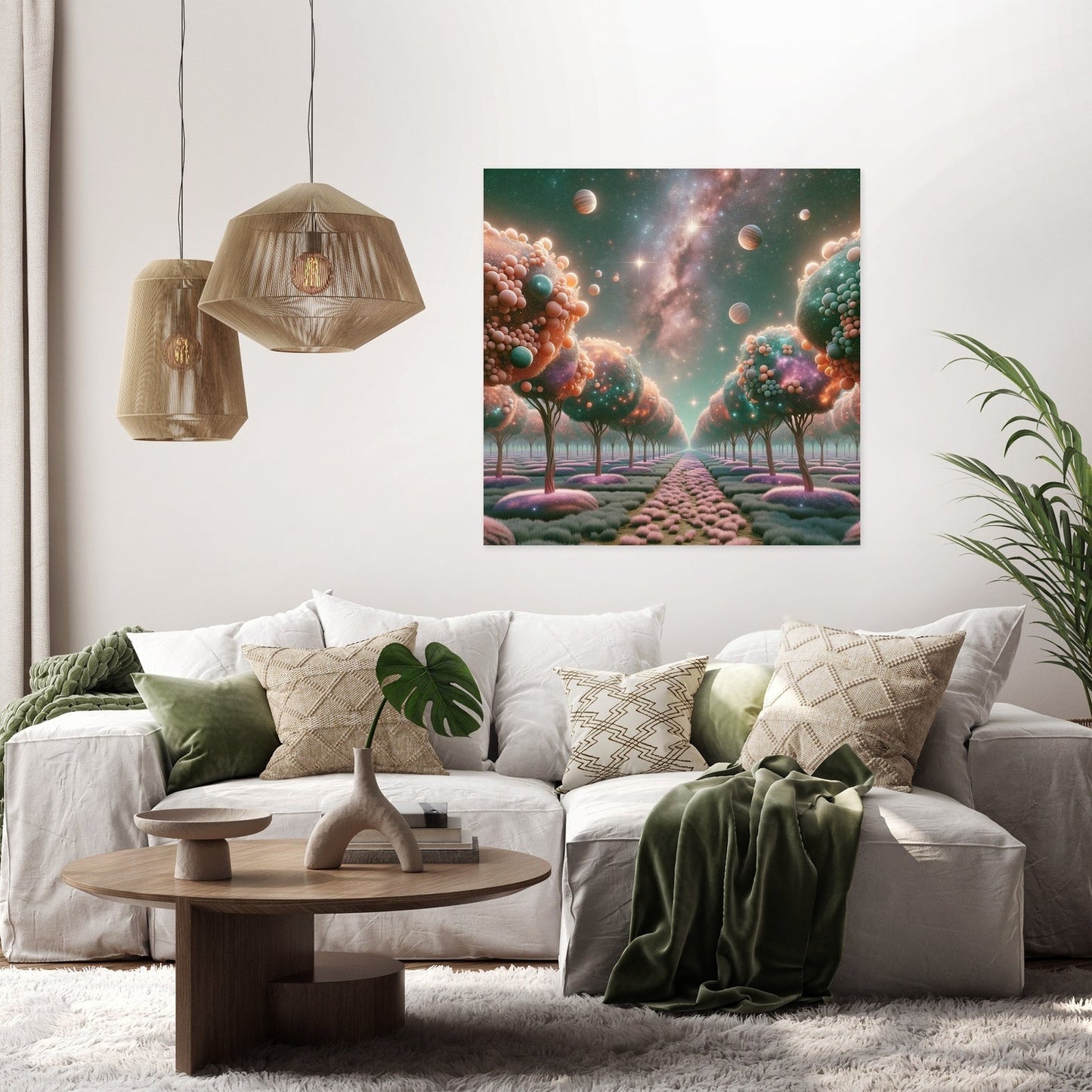 Cosmic Orchard Canvas