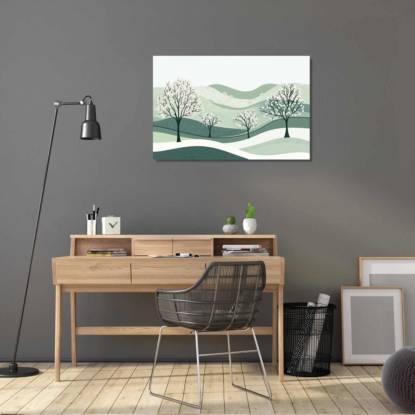 Blooming Trees Canvas