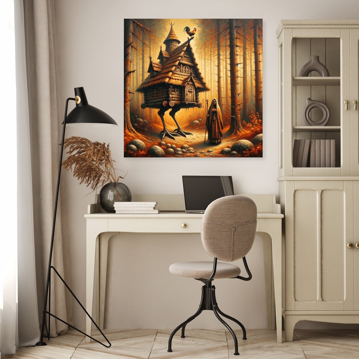 Forest Enchantment Baba Yaga Canvas
