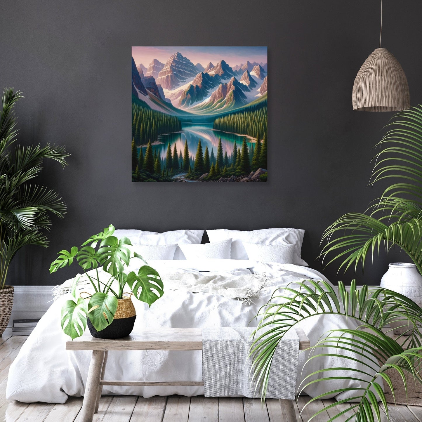 Dawn Mountain Majesty Canvas