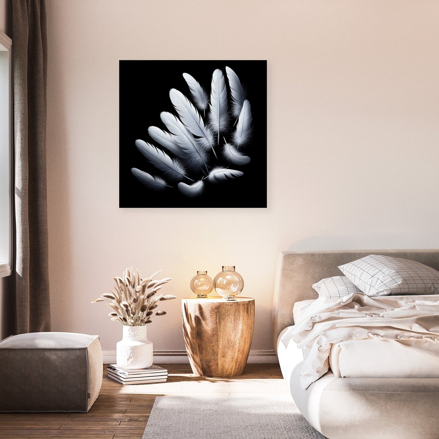 Feathered Serenity Canvas