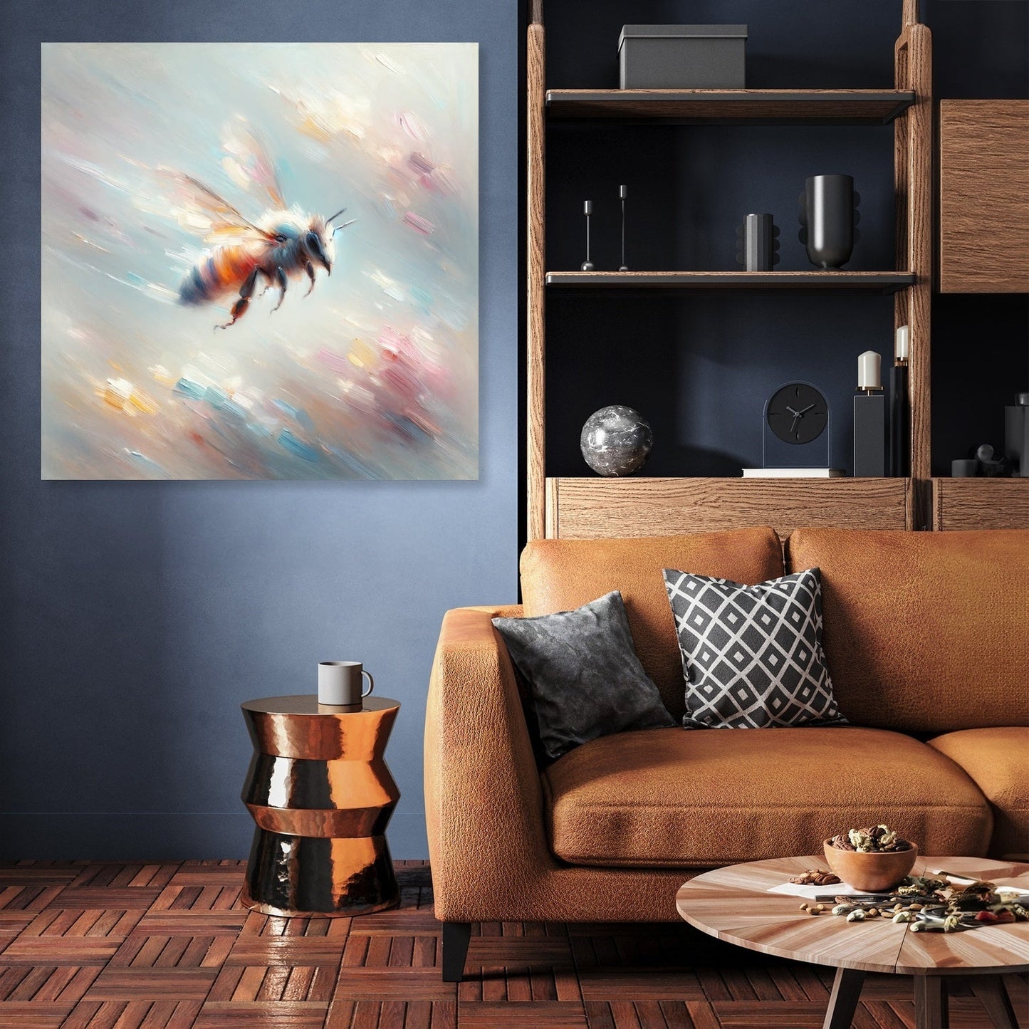 Ethereal Bee Flight Canvas