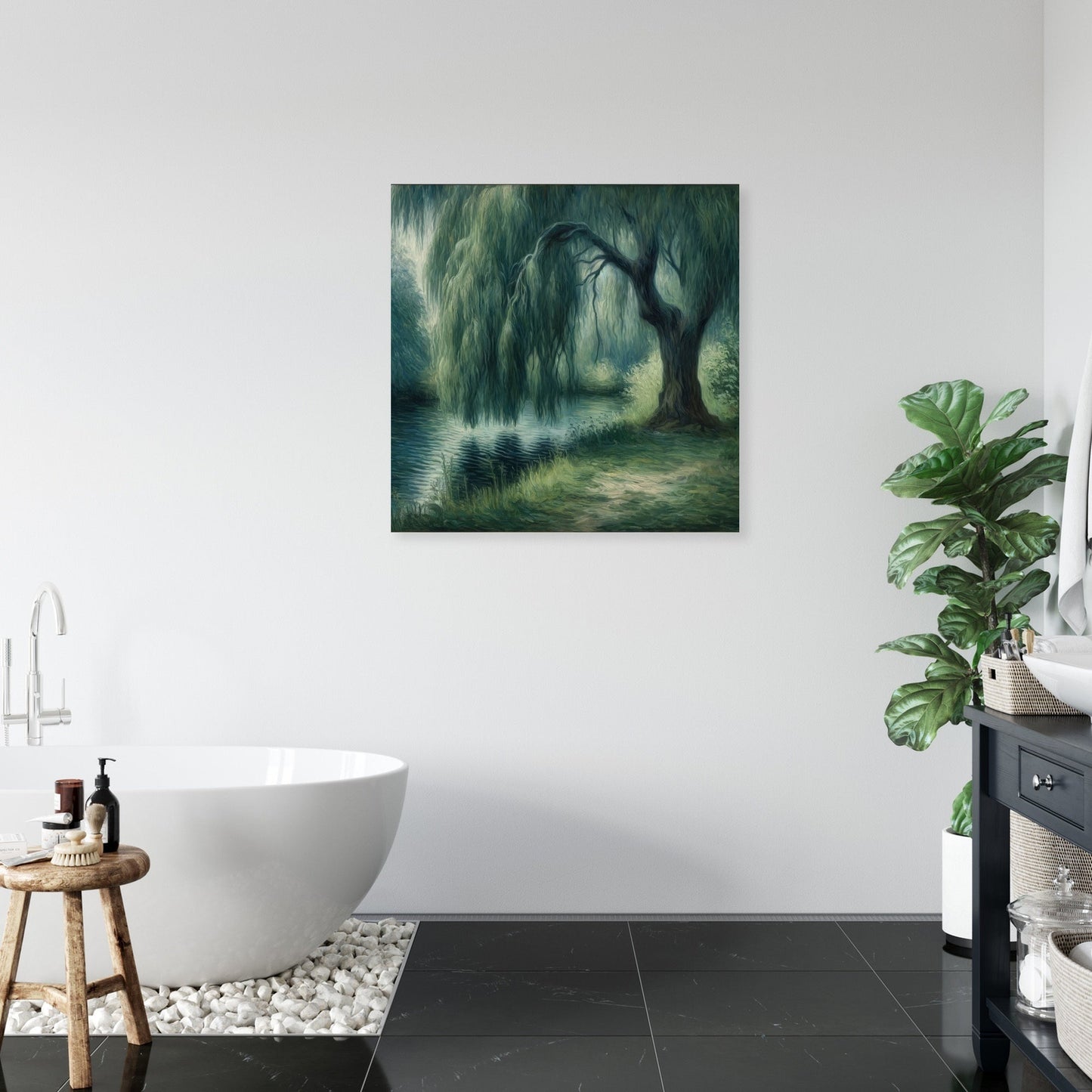 Willow Reflections Canvas