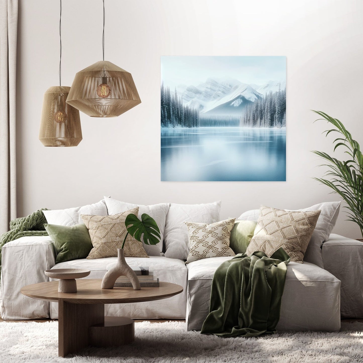 Winter Lake Canvas