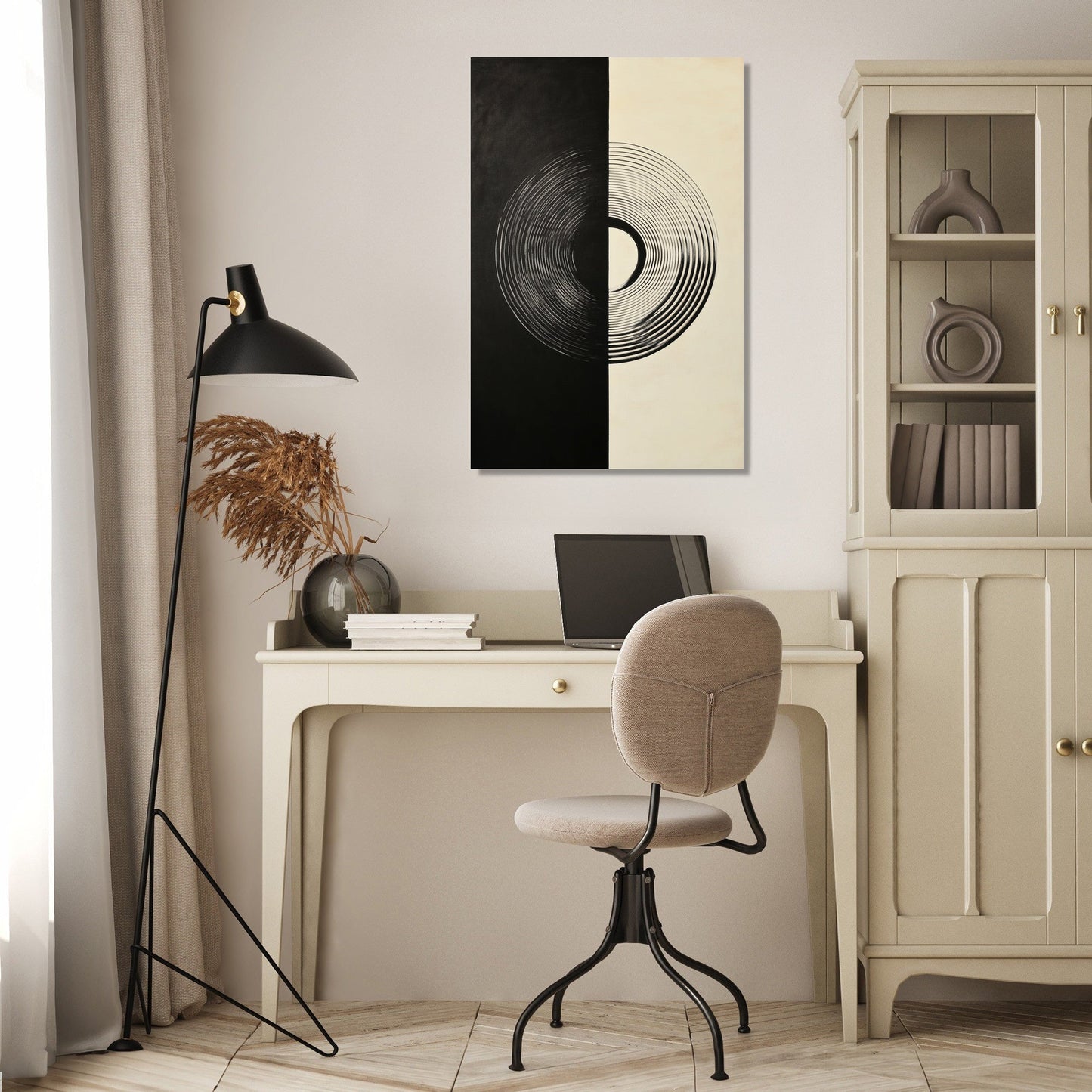 Illusionary Circle Canvas
