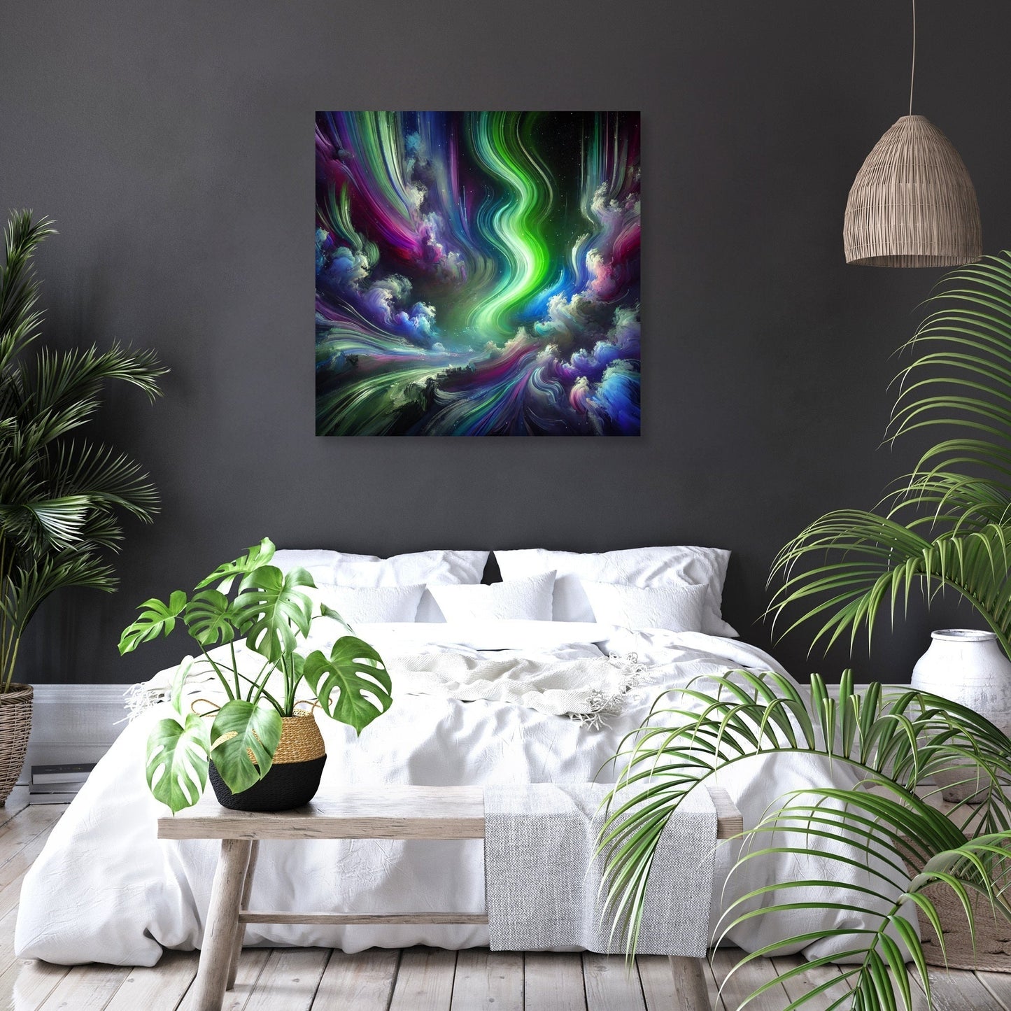 Dreamlike Northern Lights Canvas