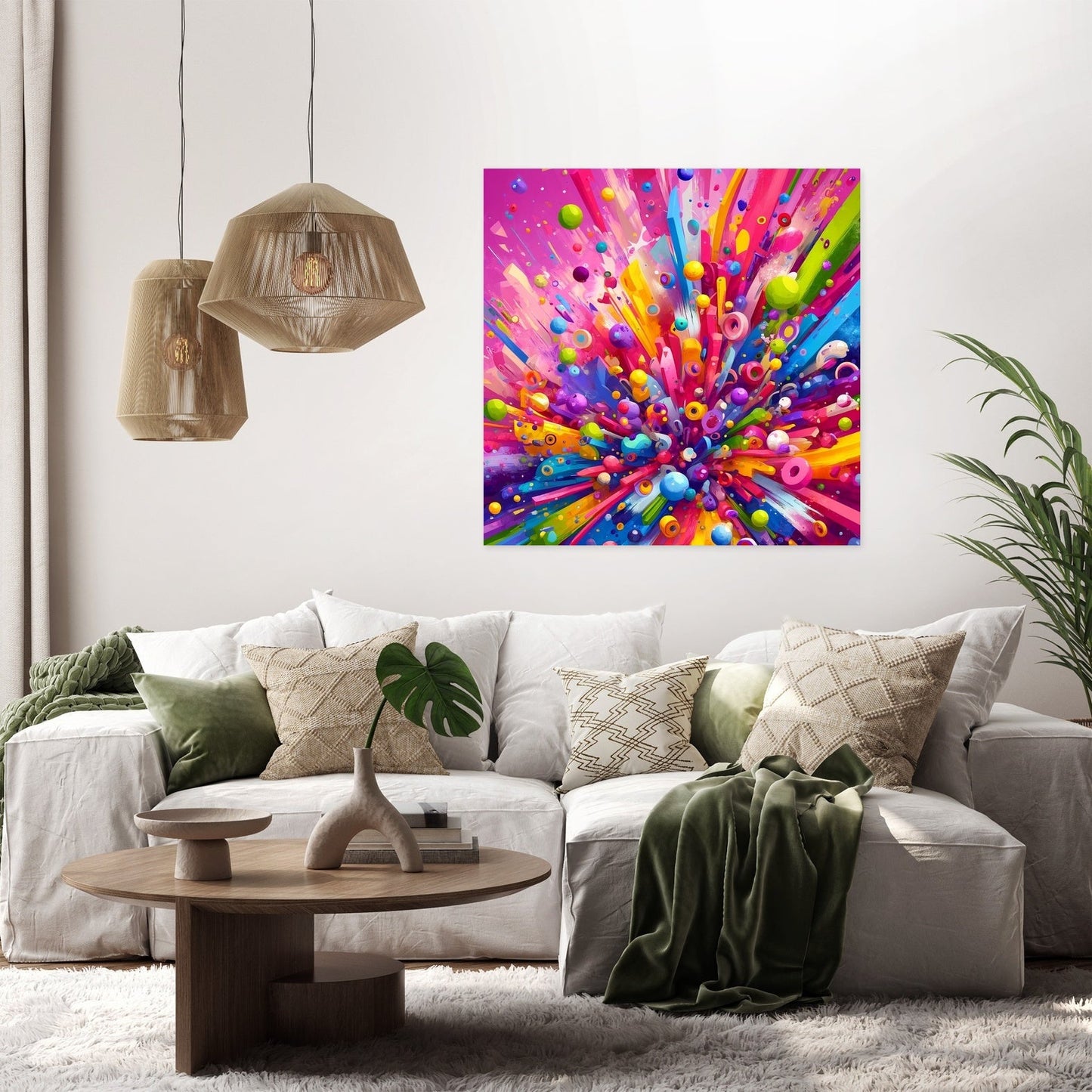 Amusement Sparked Canvas