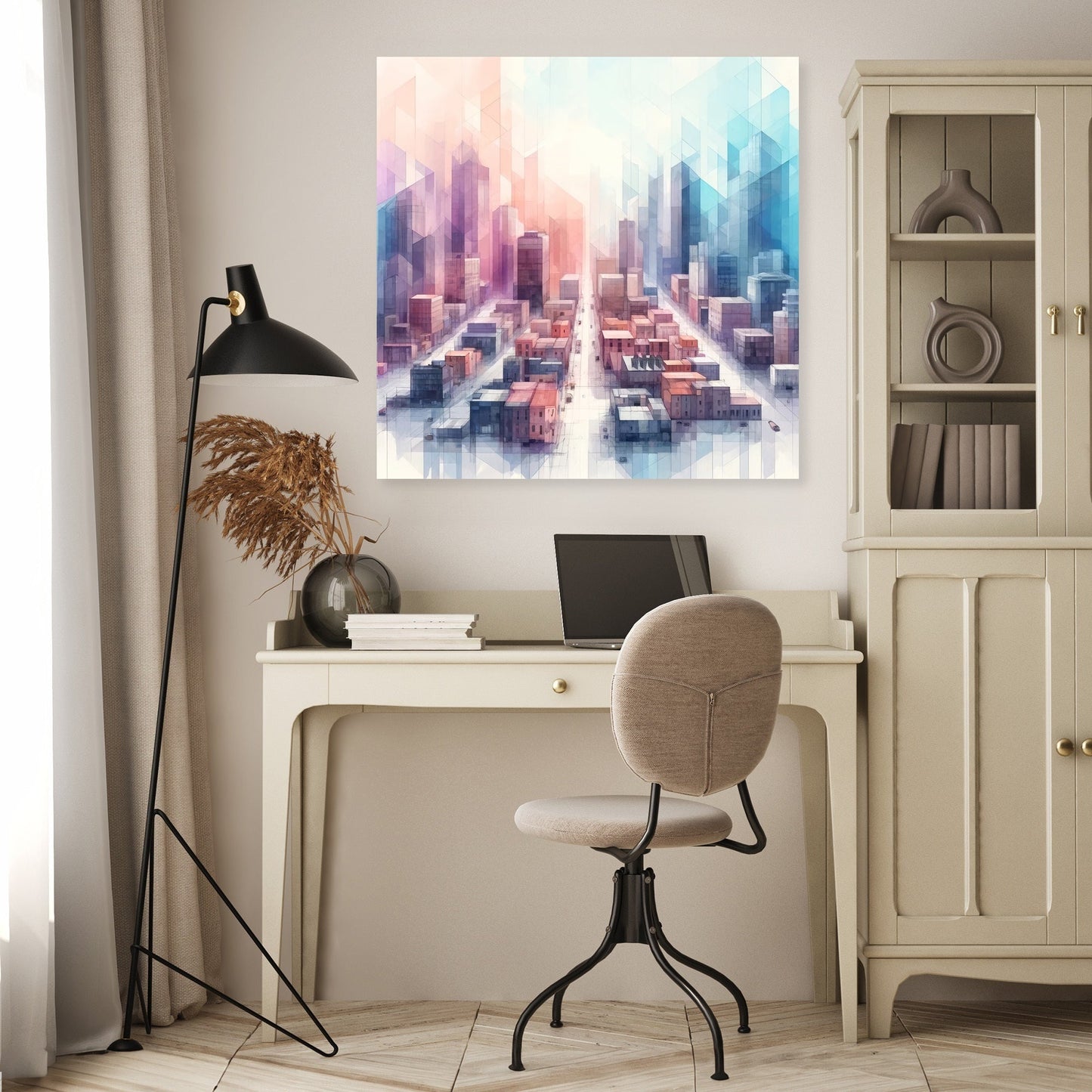 Dreamy Cityscape Canvas