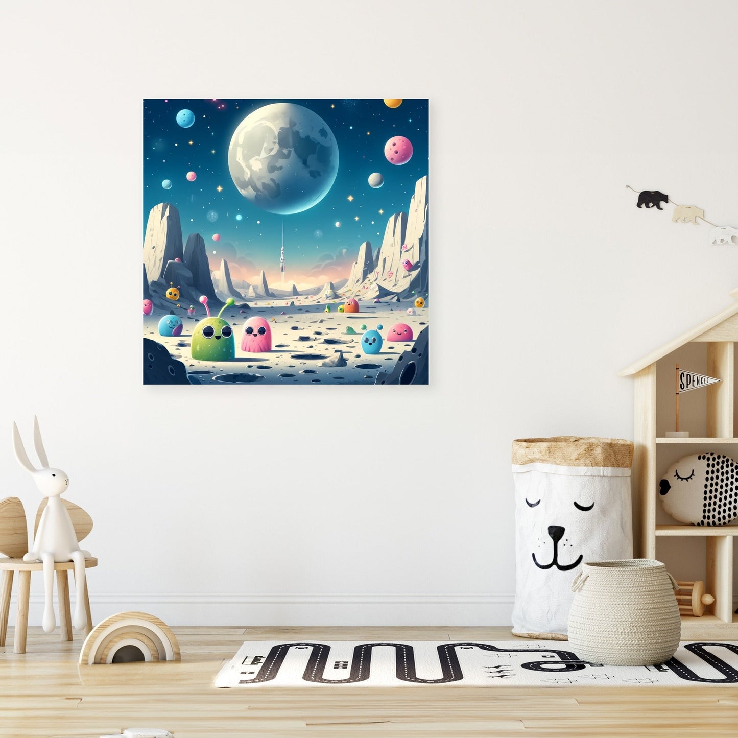 Lunar Playground Canvas
