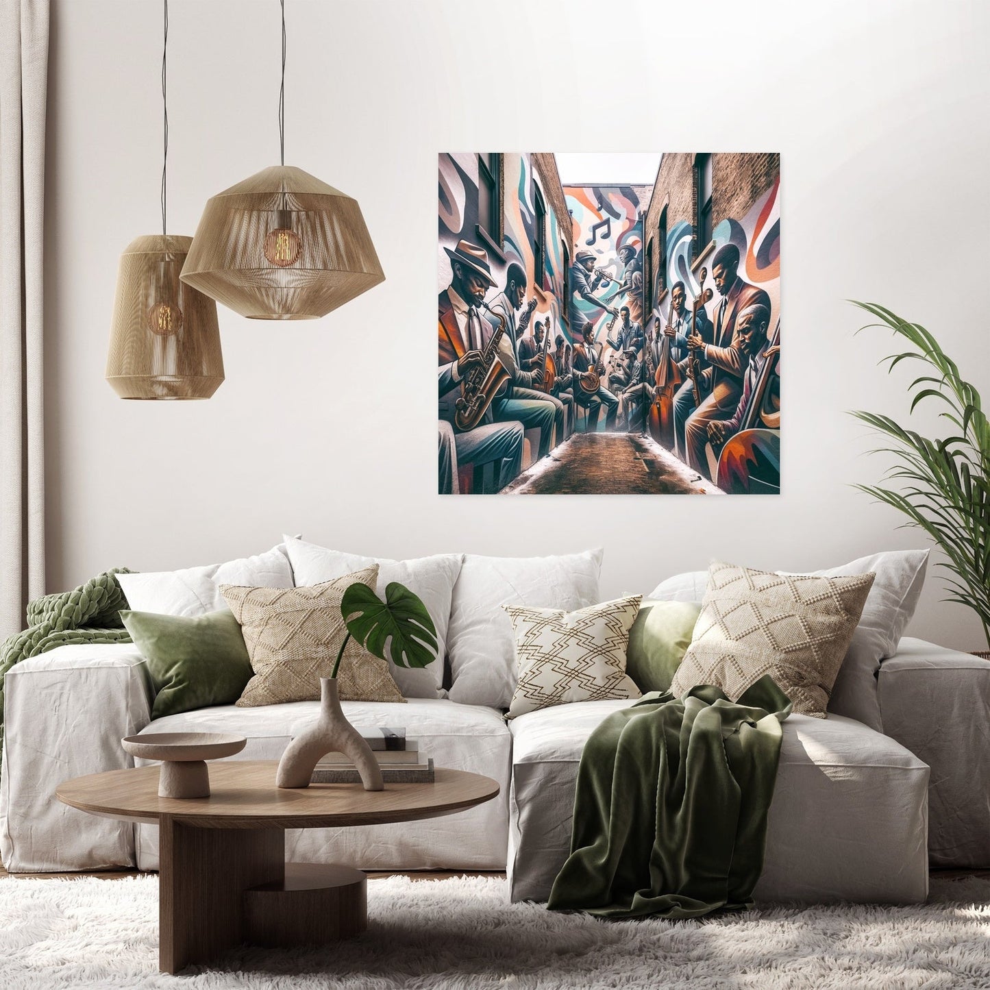 Melodic Alley Canvas
