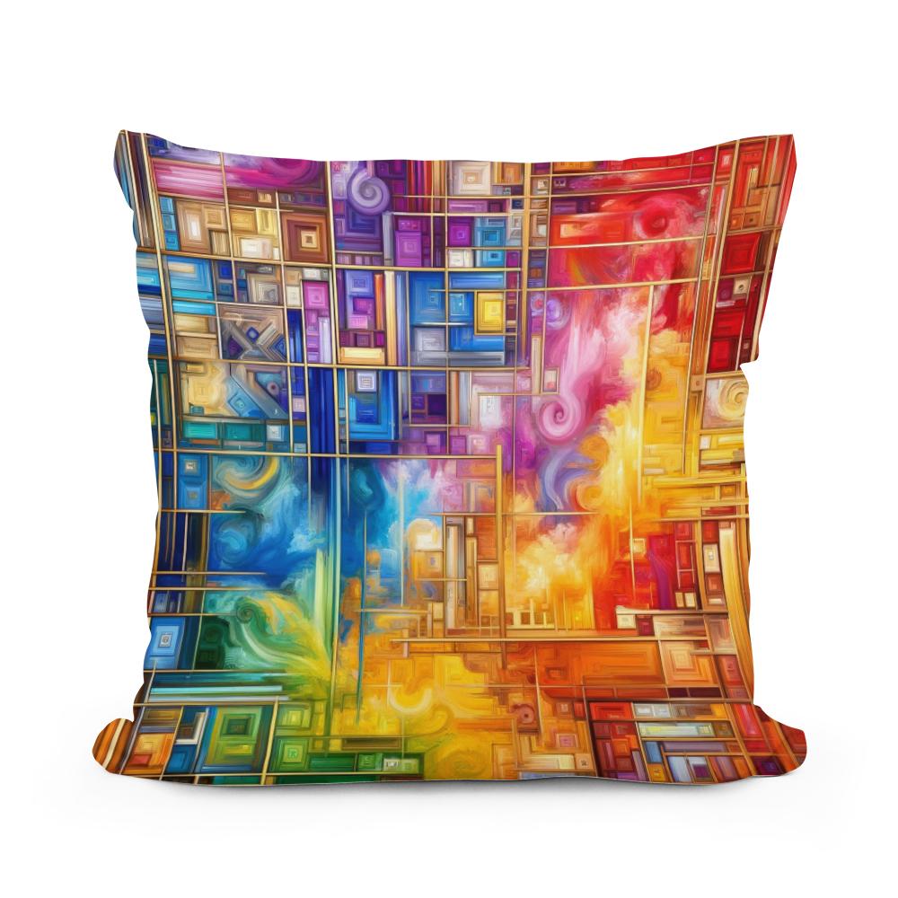 Harmony in Chaos Cotton Cushion