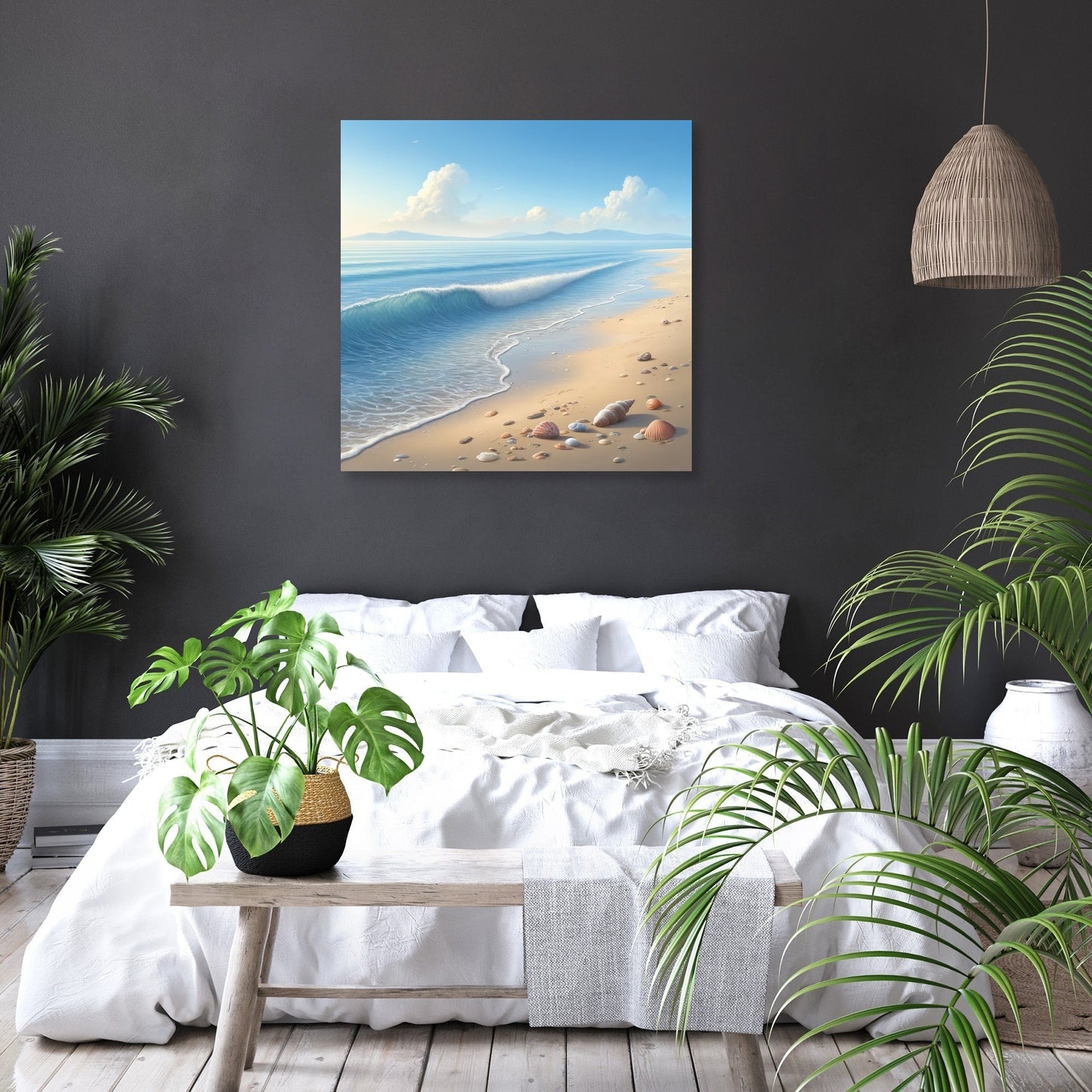 Tranquil Beachscape Canvas