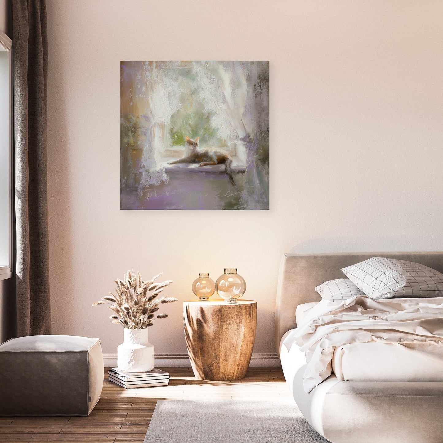 Afternoon Whiskers Canvas