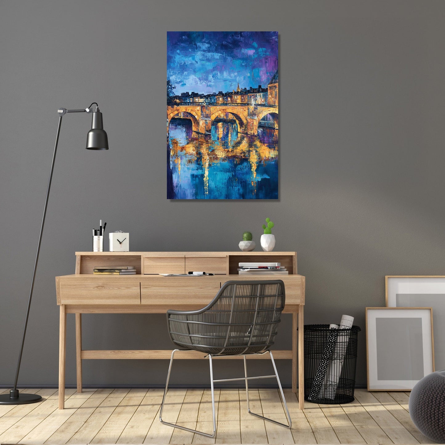 Pont Neuf Night Canvas
