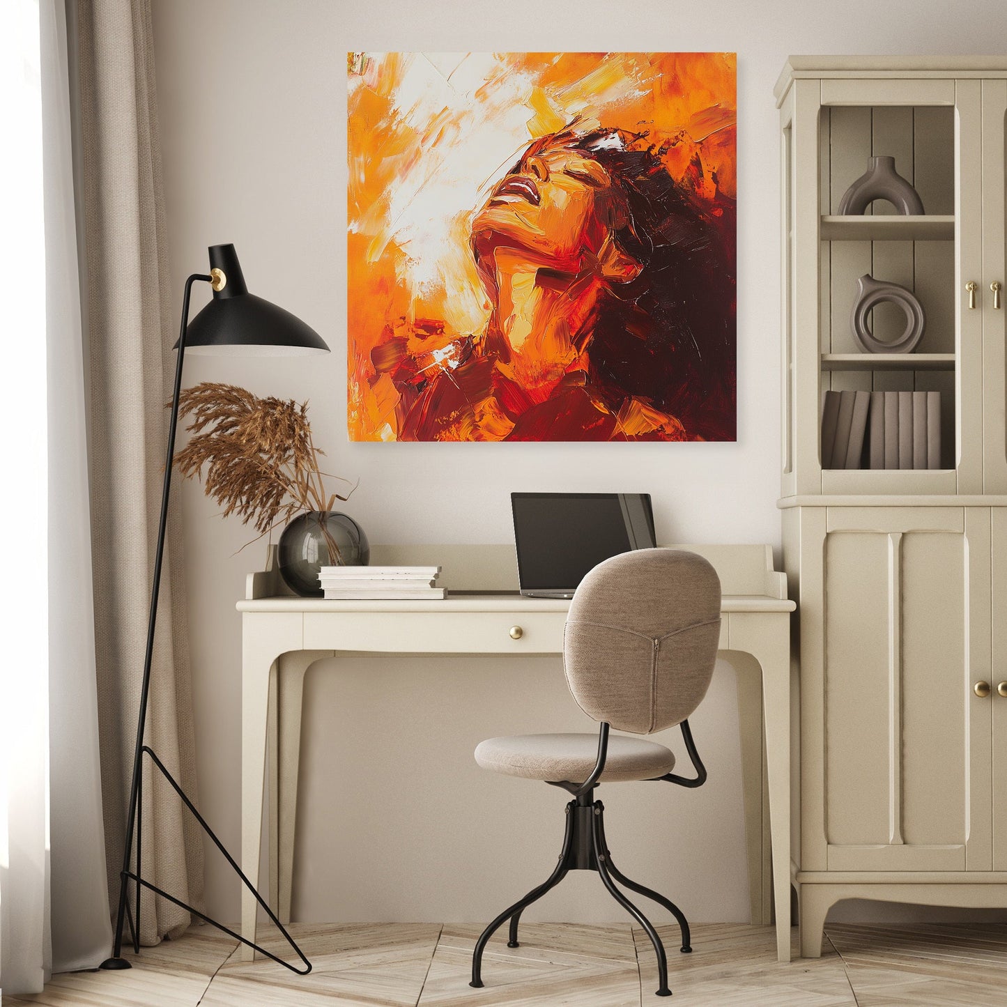 Radiant Maternal Embrace Canvas