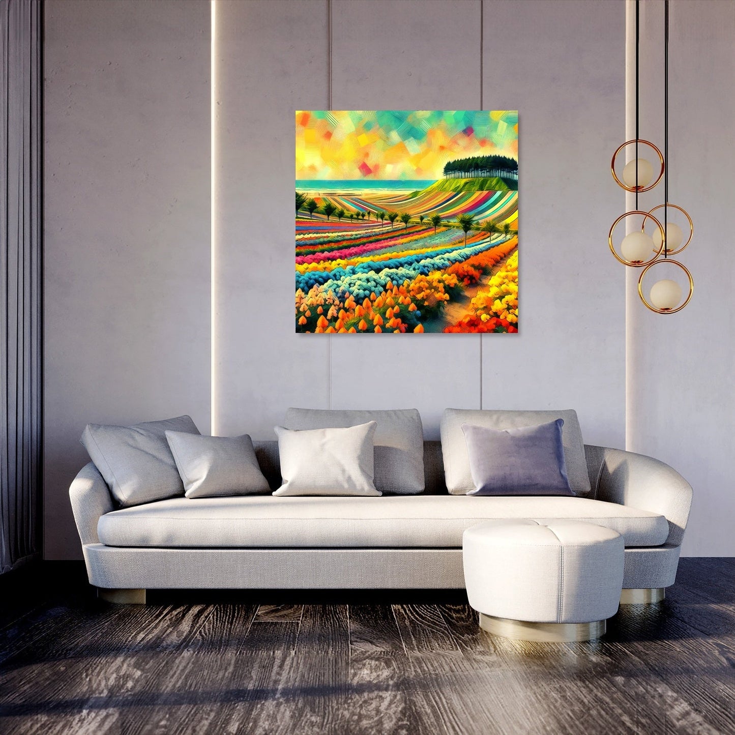 Seaside Bloom Canvas